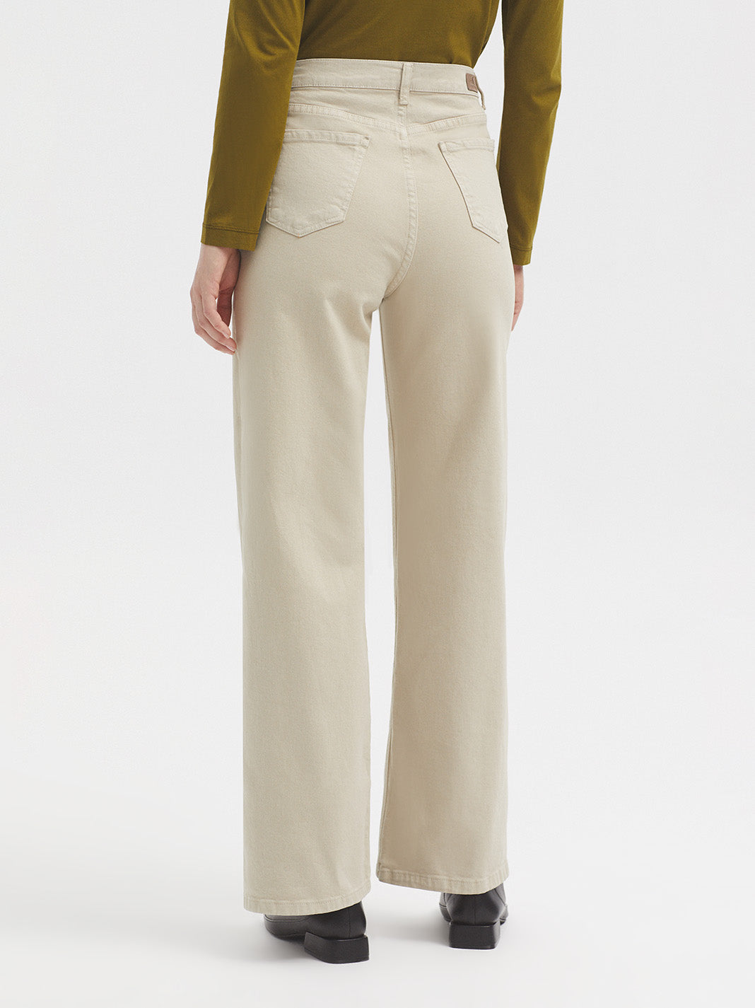 Nice Things Twill Trousers - Mid Stone