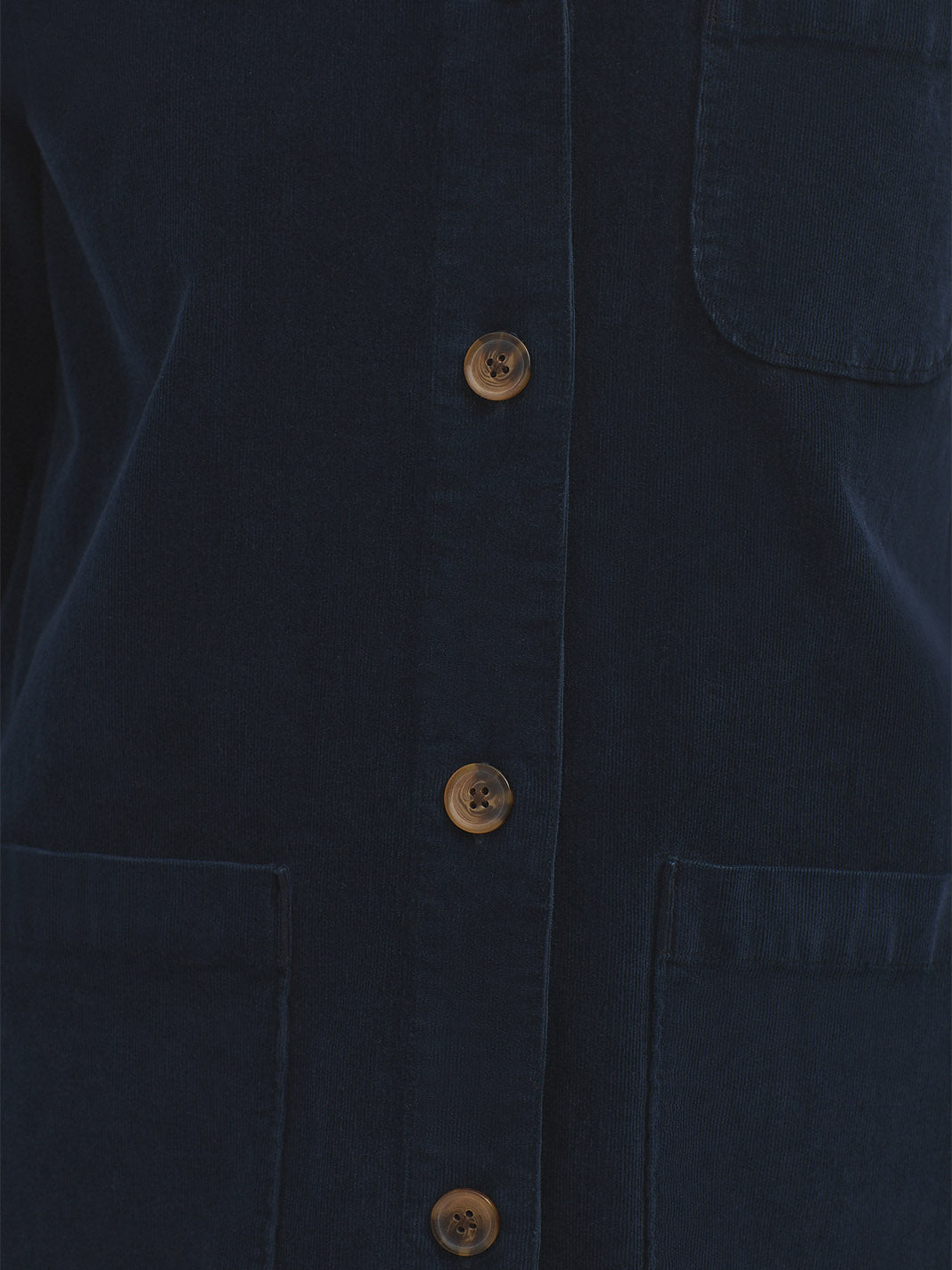 Nice Things Micro Cord Jacket - Navy