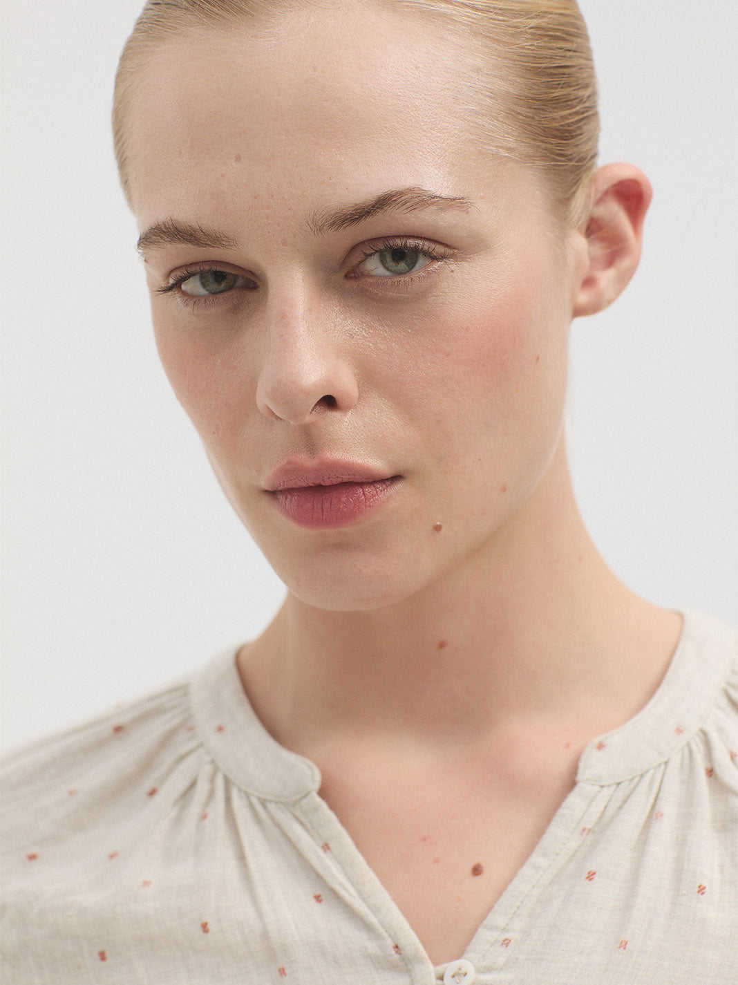 Nice Things Jacquard Cotton Shirt - Jacquard Spot