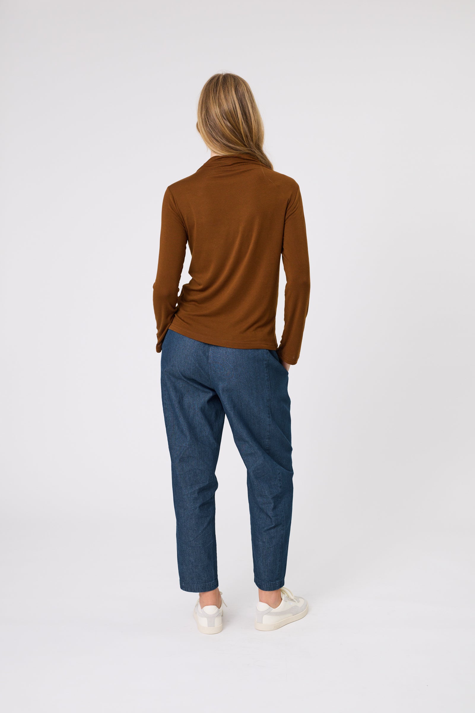 Marlow Weekender Long Sleeve Top - Spice