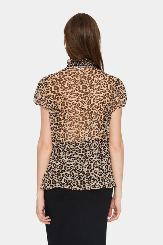 Saint Tropez Lilja Shirt - Leopard (PREORDER)