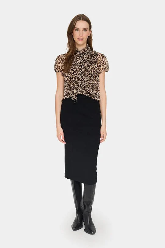 Saint Tropez Lilja Shirt - Leopard (PREORDER)