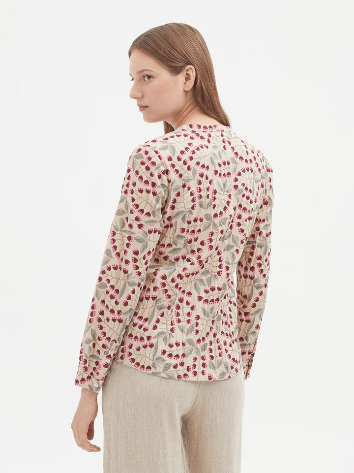 Fitted Shirt - Samoa Flowers