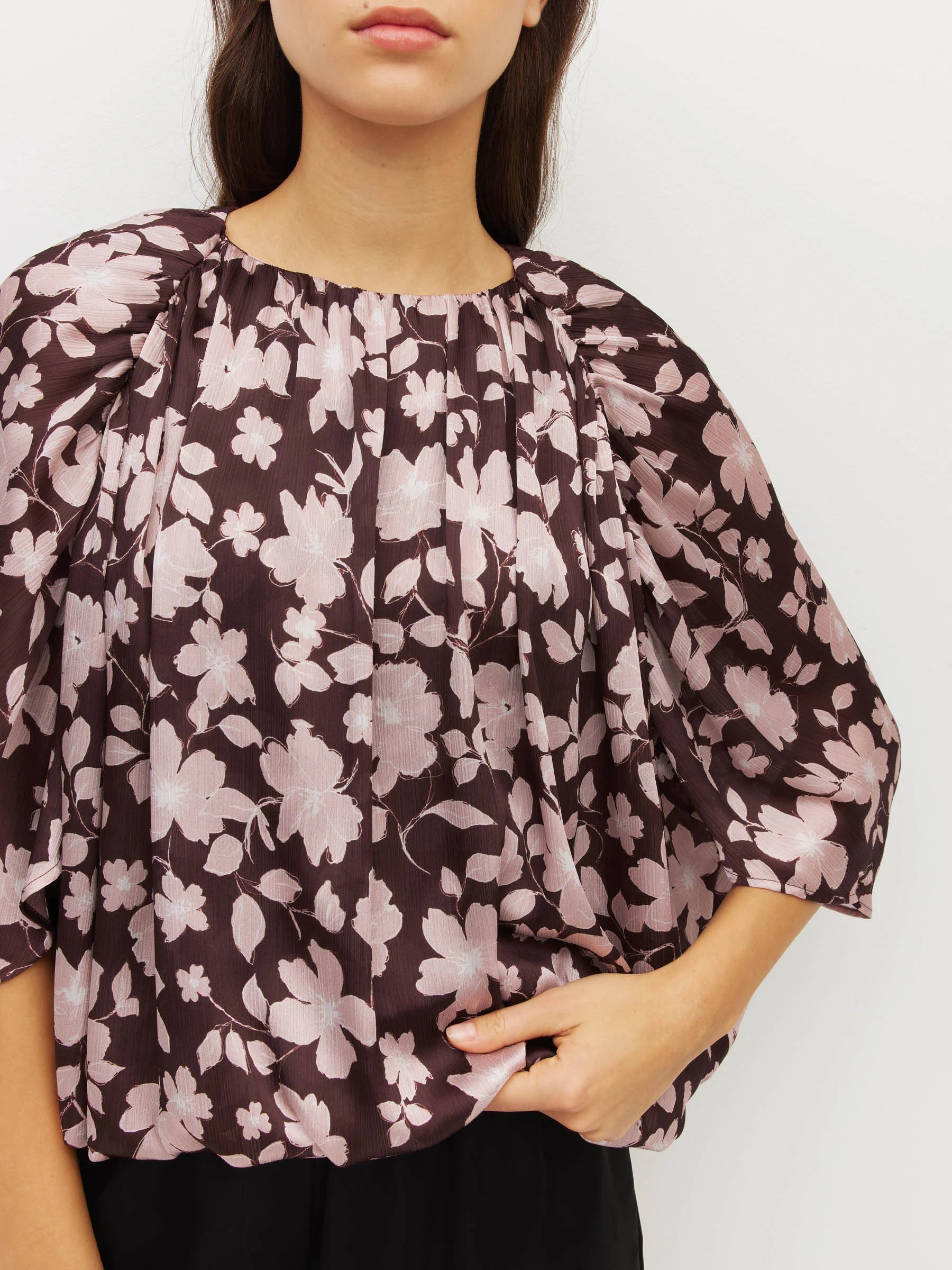 Una Top Dusk - Blossom Plisse