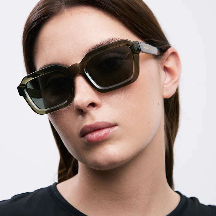 Nayah Sunglasses - Stone Olive