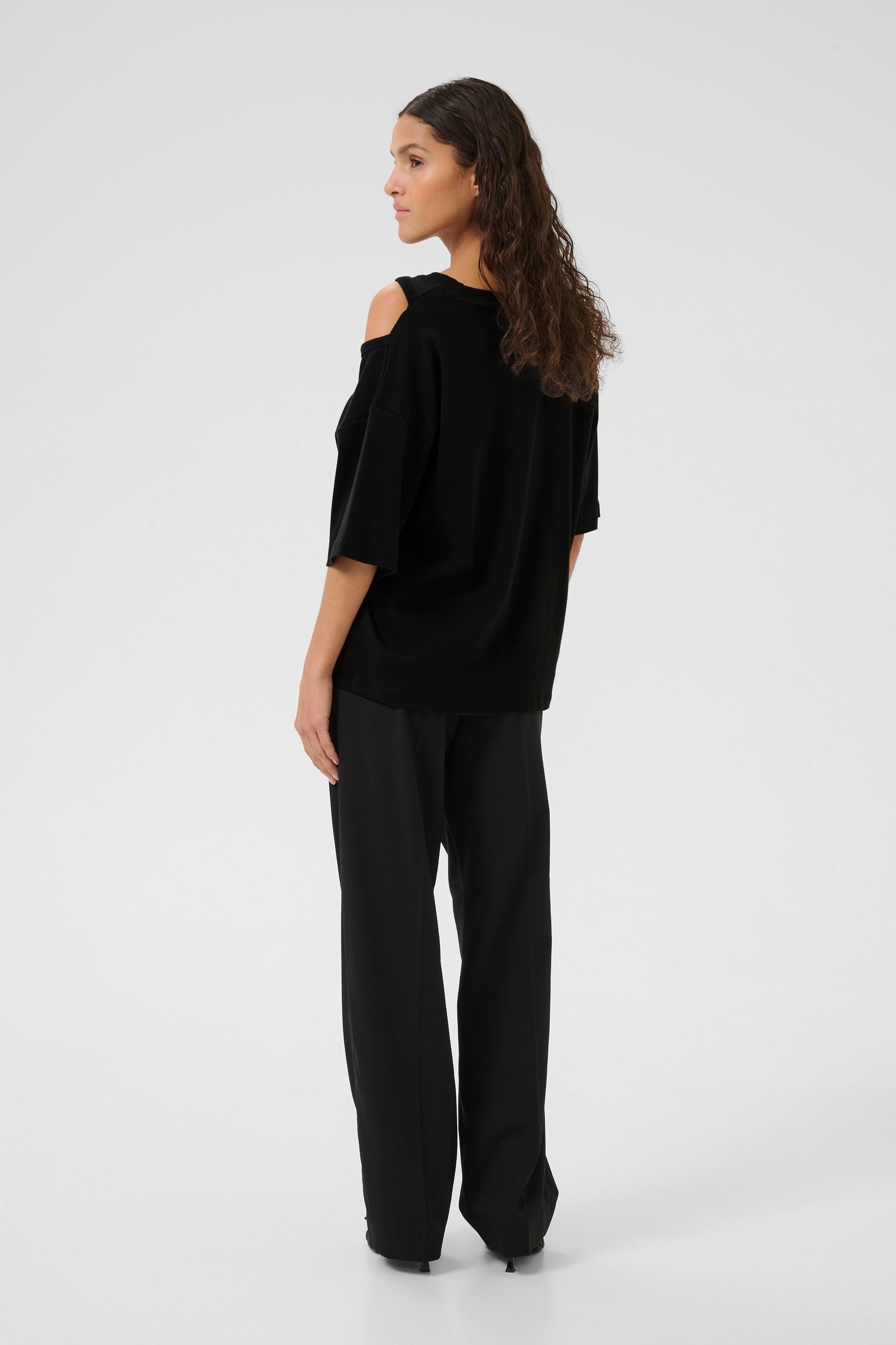Renee Hole Tee - Black