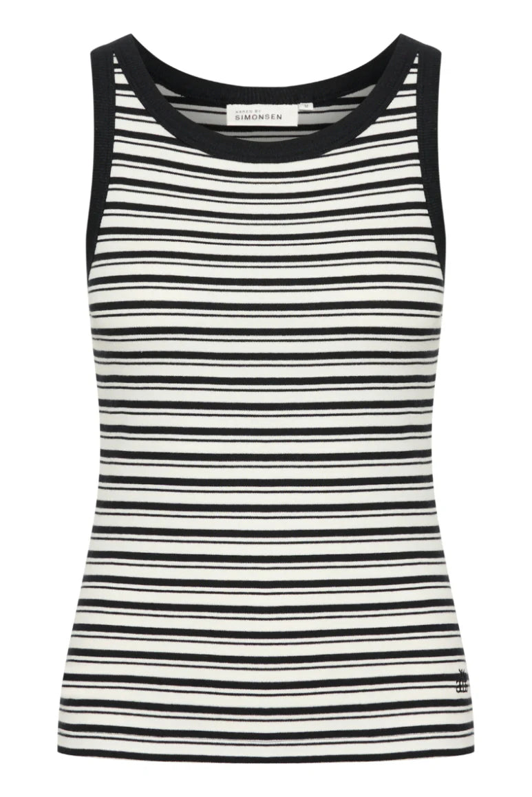 Ova Boat Top - Black Stripe