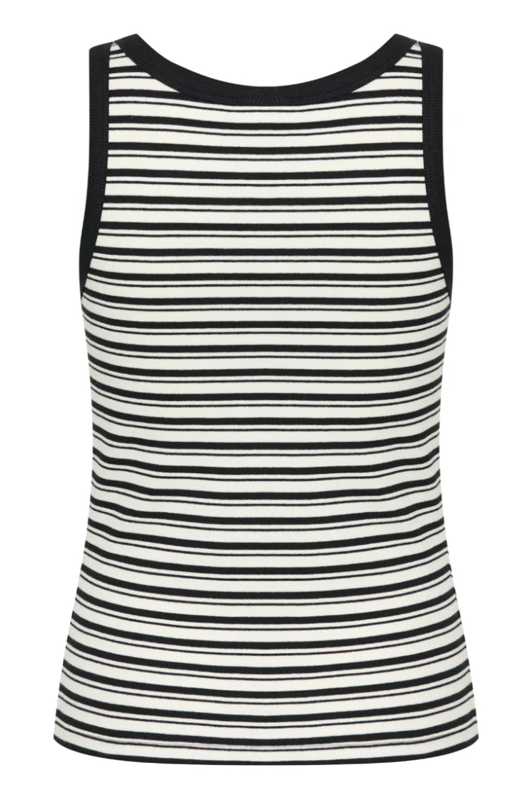 Ova Boat Top - Black Stripe