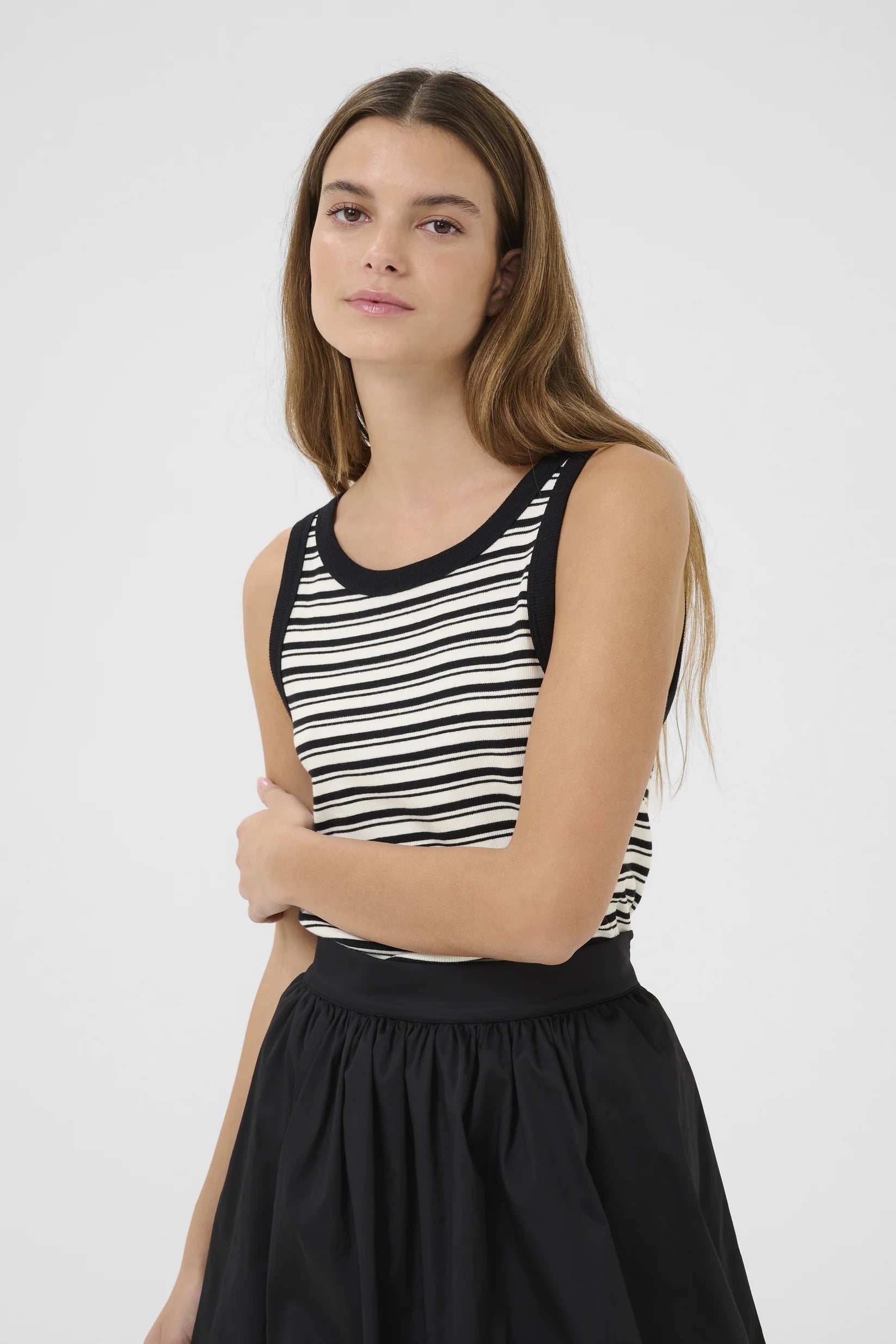 Ova Boat Top - Black Stripe
