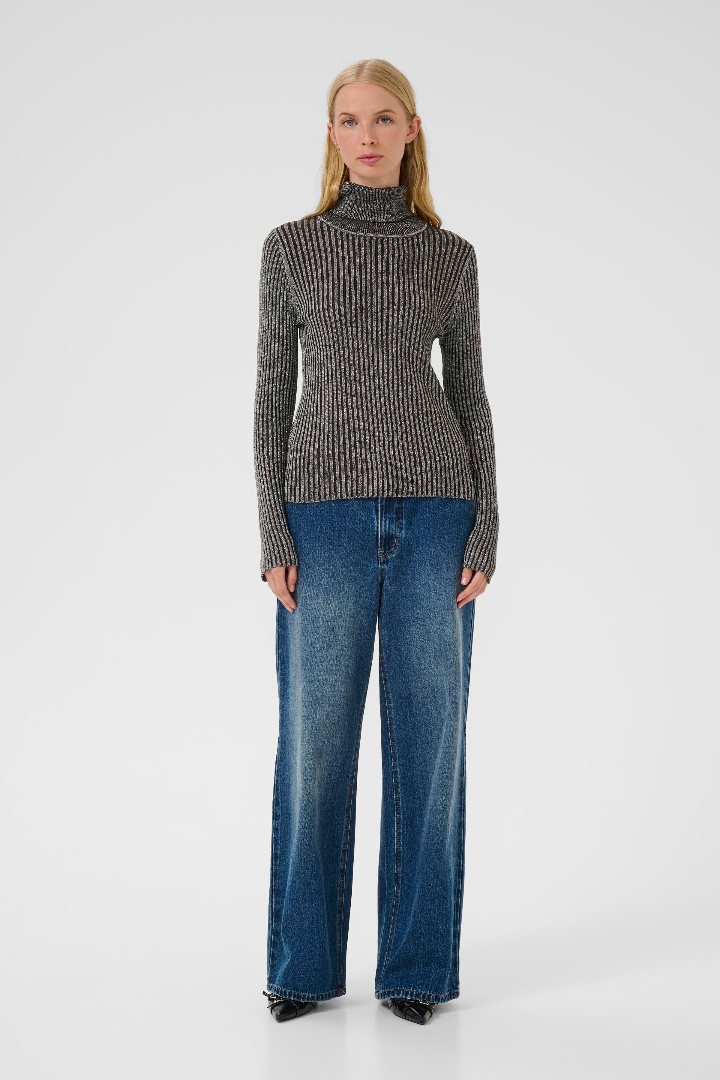 Ulima T Neck Top - Bracken