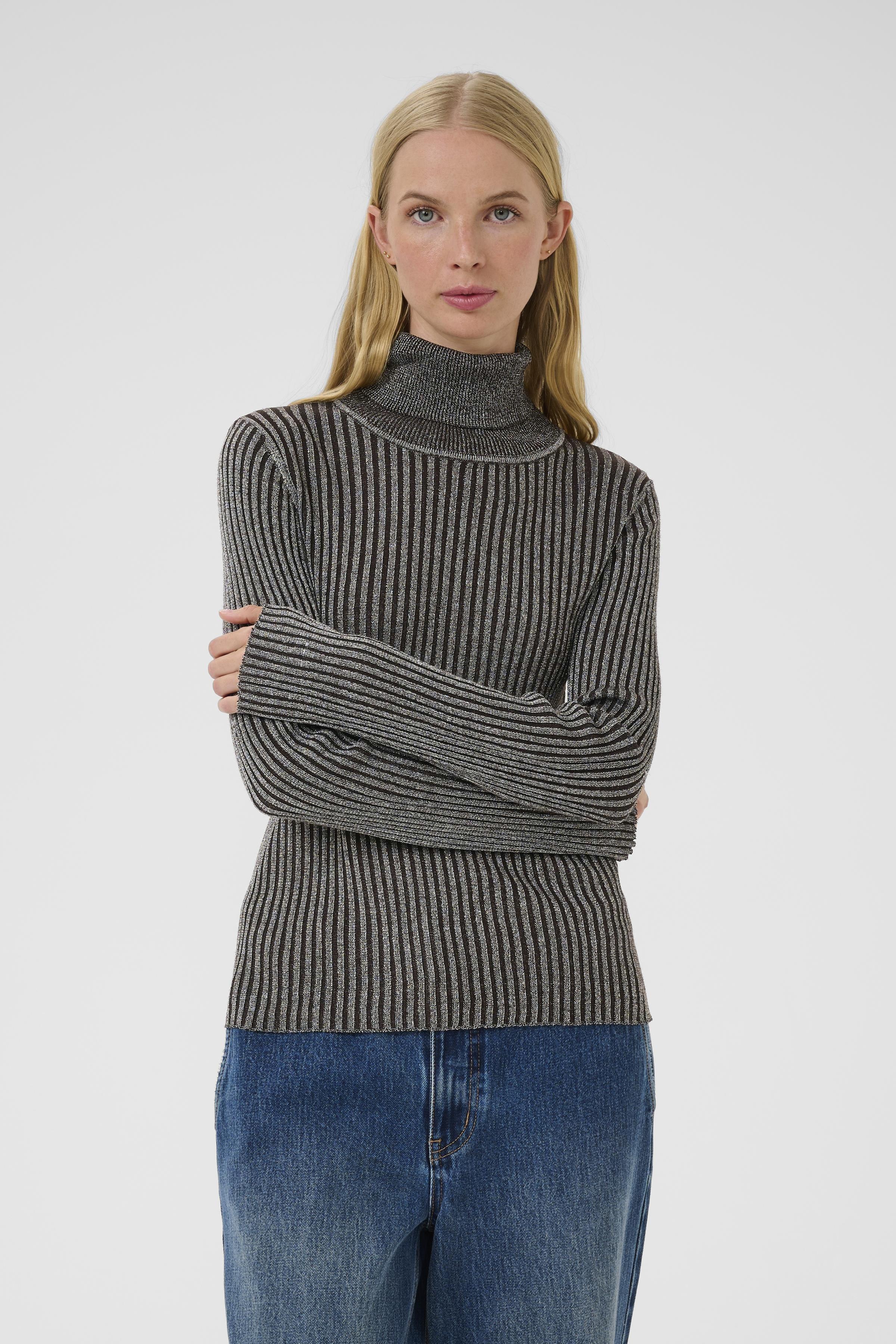 Ulima T Neck Top - Bracken