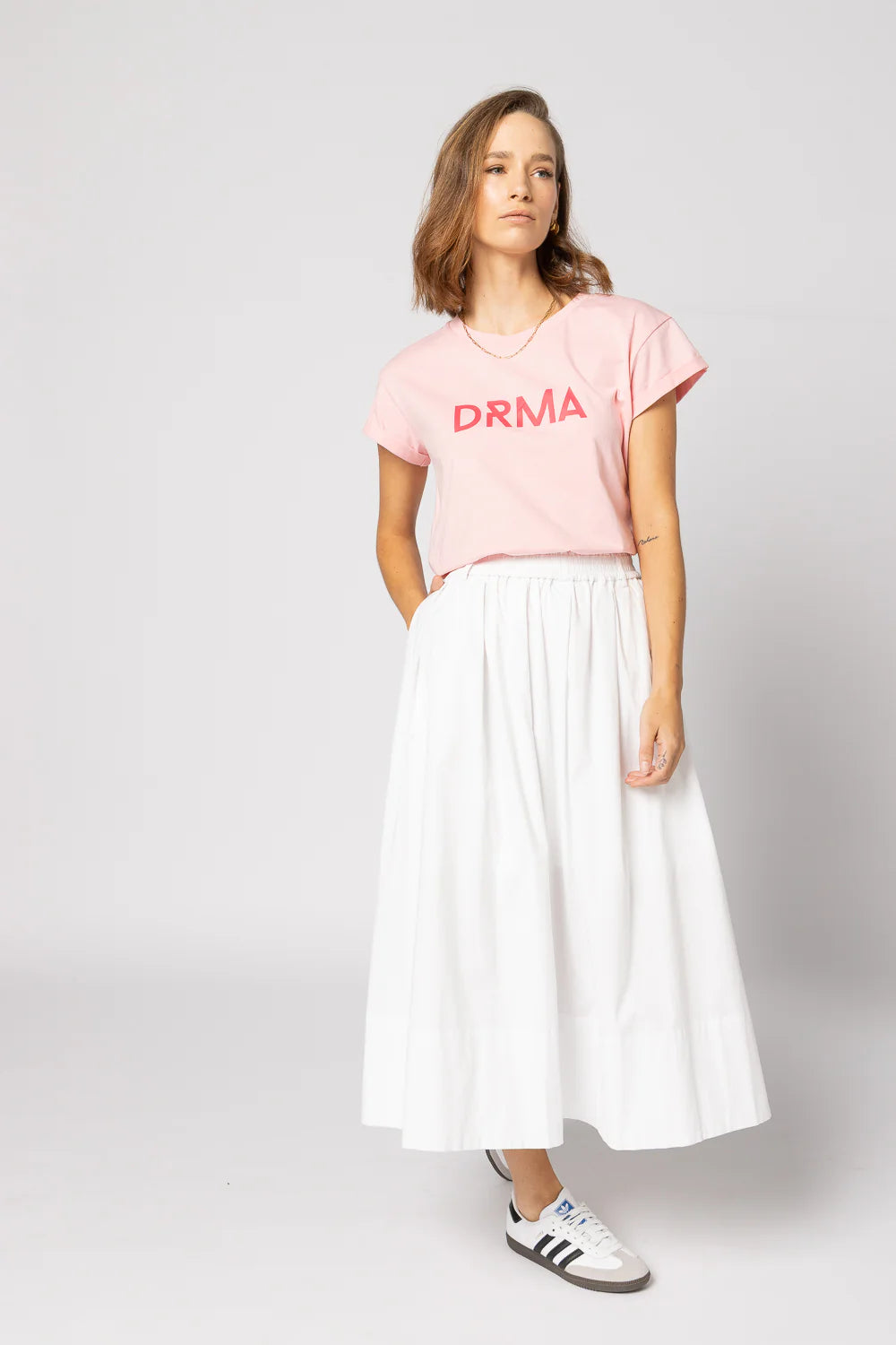 Drma Tee - Pink/Red