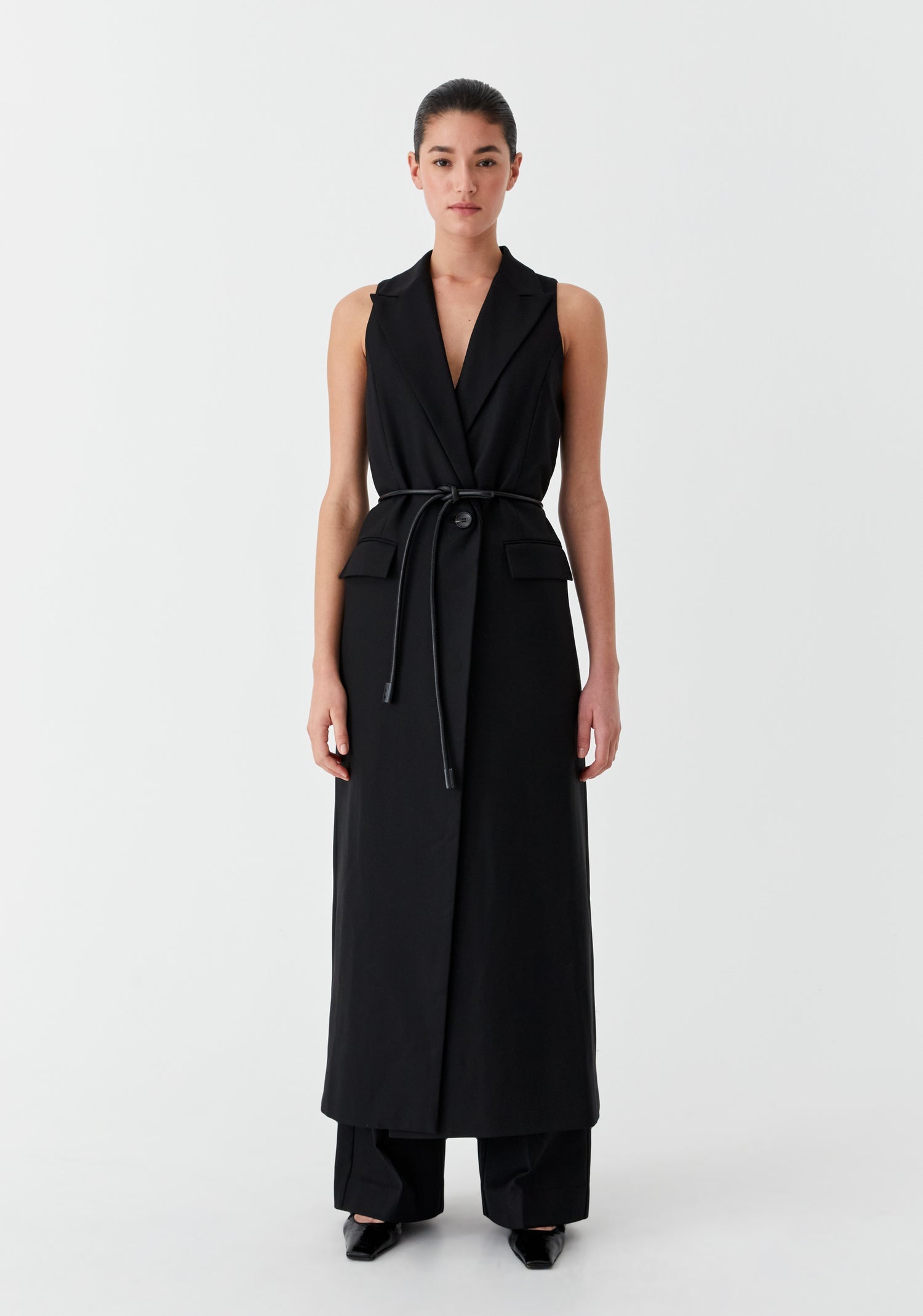 Morrison Vale Vest Dress - Black