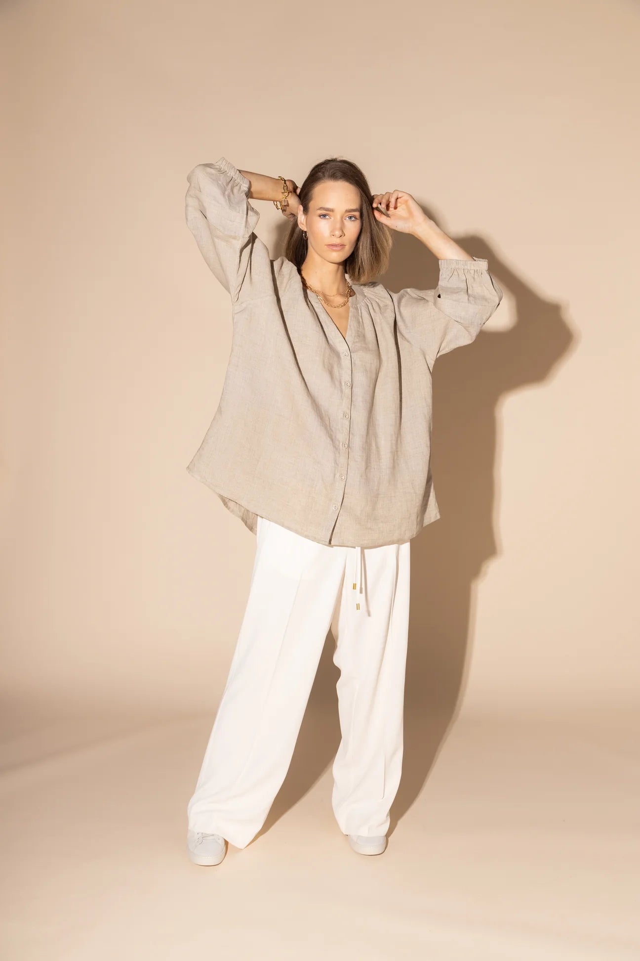 Frond Blouse - Natural