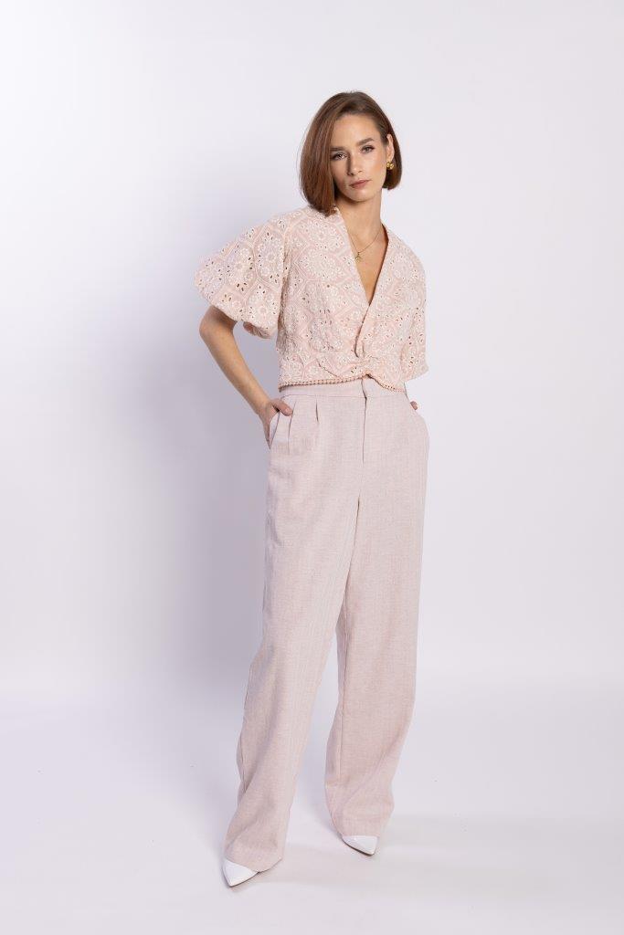 Loughlin Lindy Pant - Pink Marle