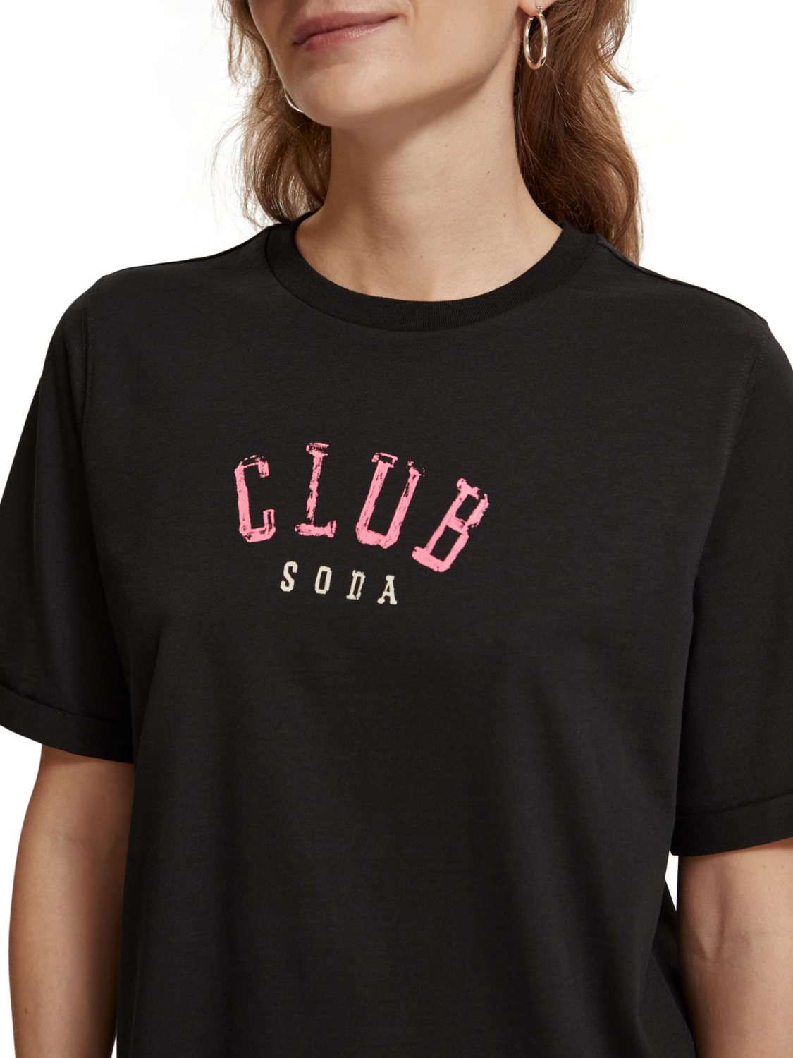 Scotch and Soda Core Graphic T-Shirt - Evening Black