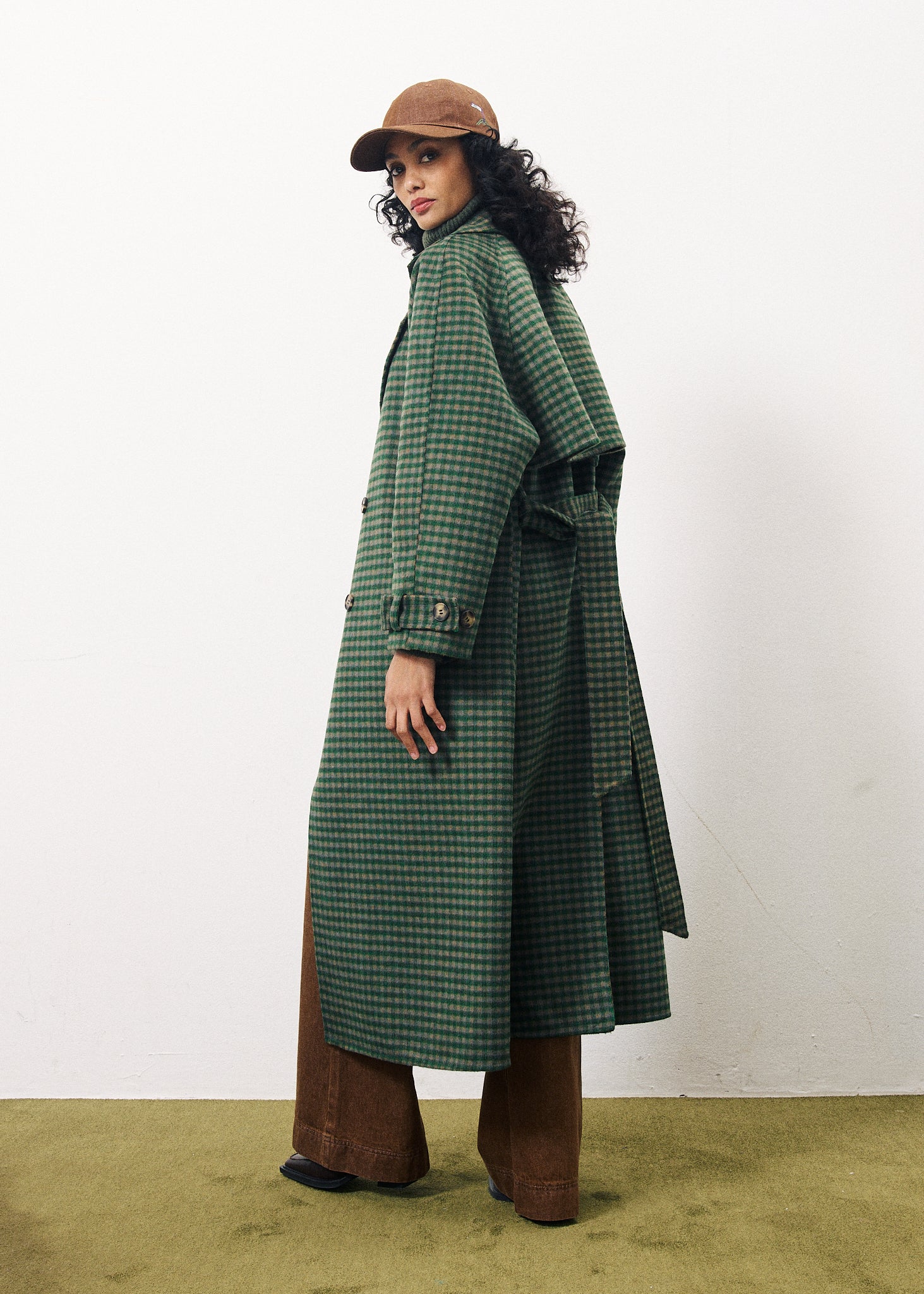 FRNCH Adelphia Coat - Vert Forest