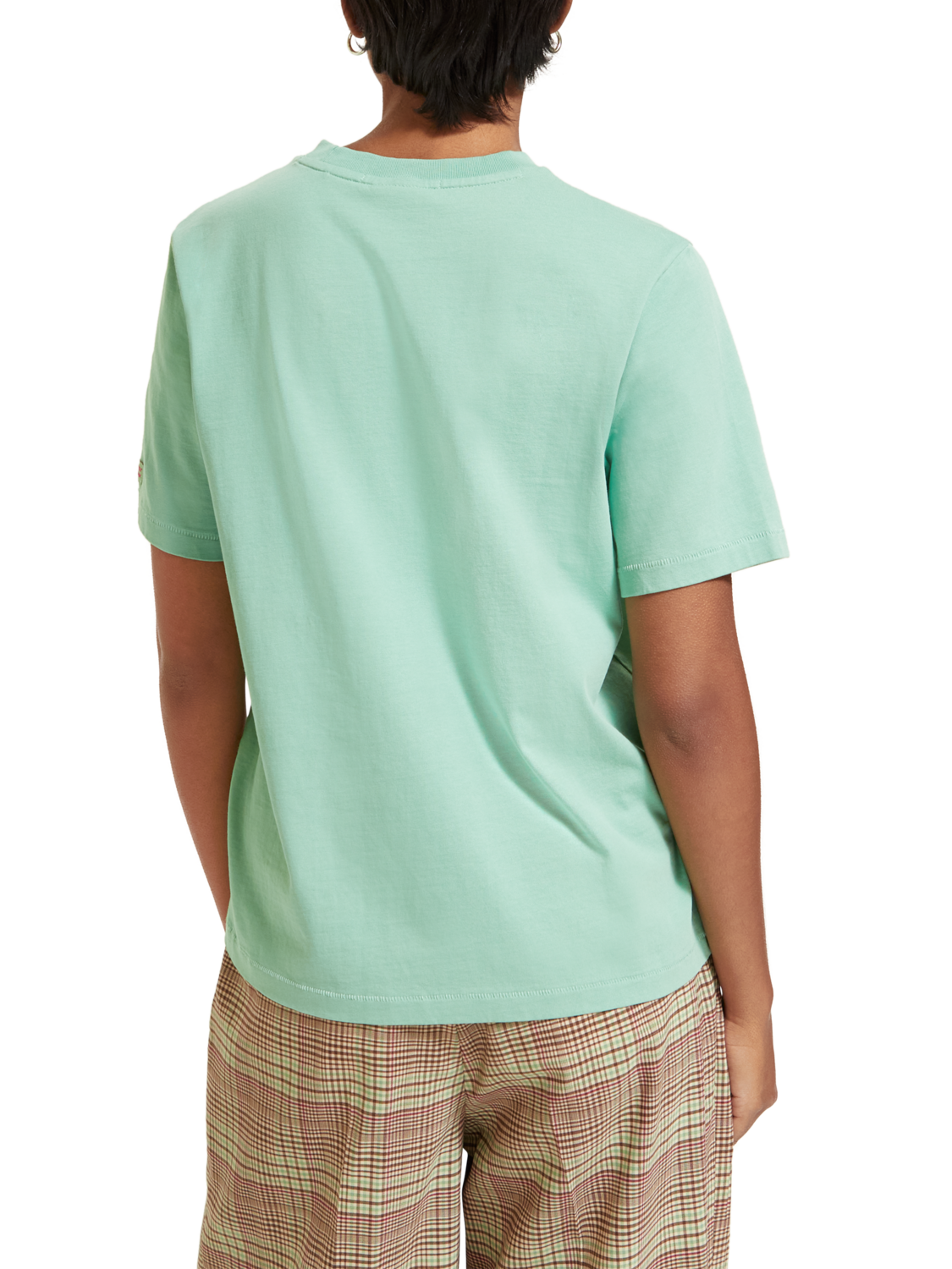 Scotch & Soda Cotton In Conversion Regular Fit T-Shirt - Sea Green