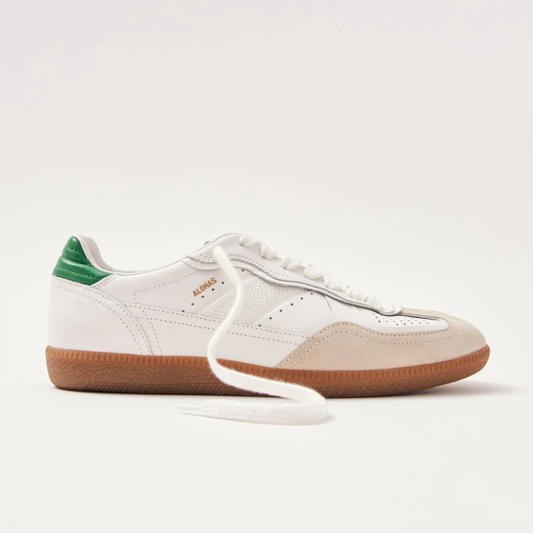 Alohas Green Leather Sneakers - PREORDER