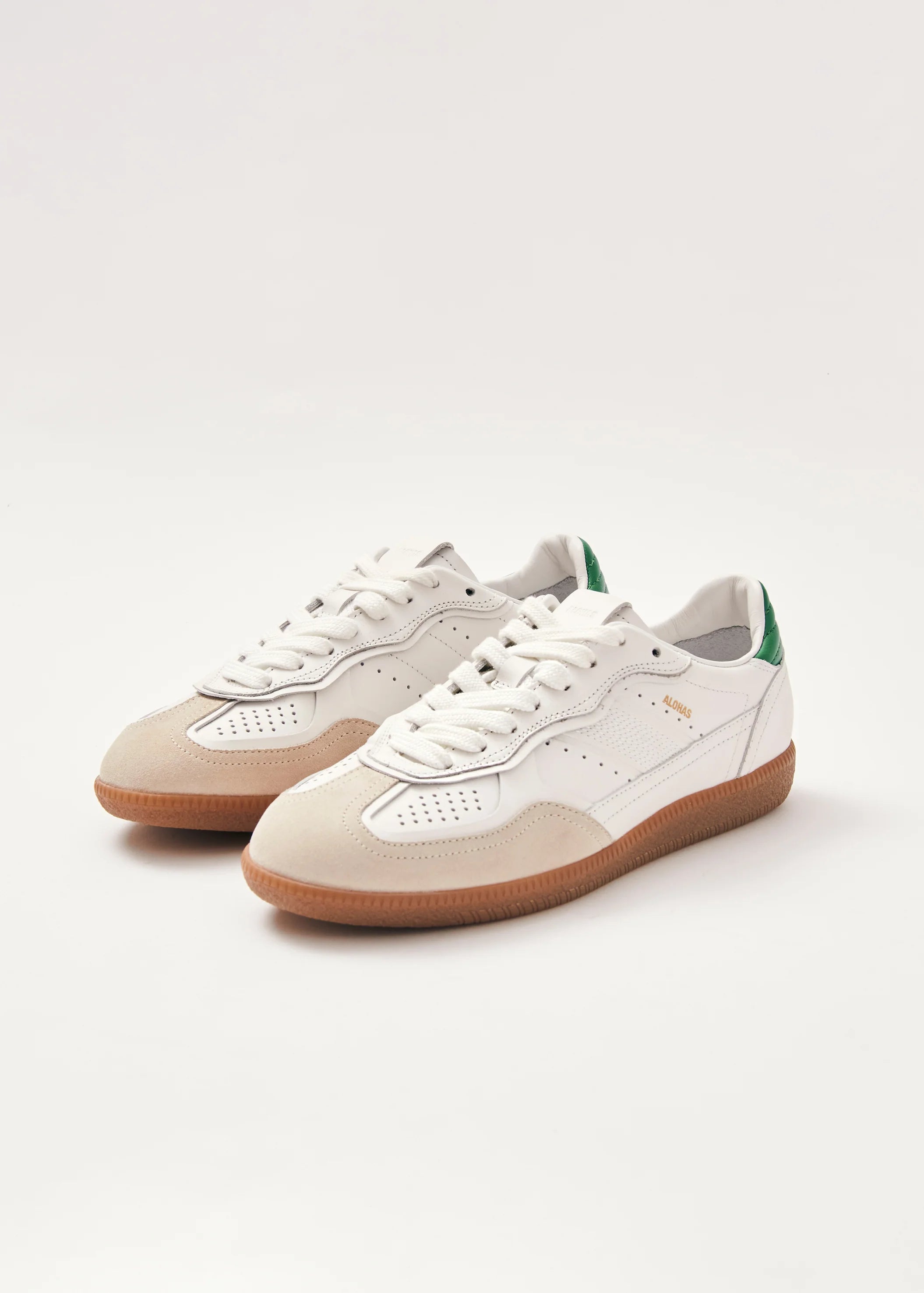 Alohas Green Leather Sneakers - PREORDER