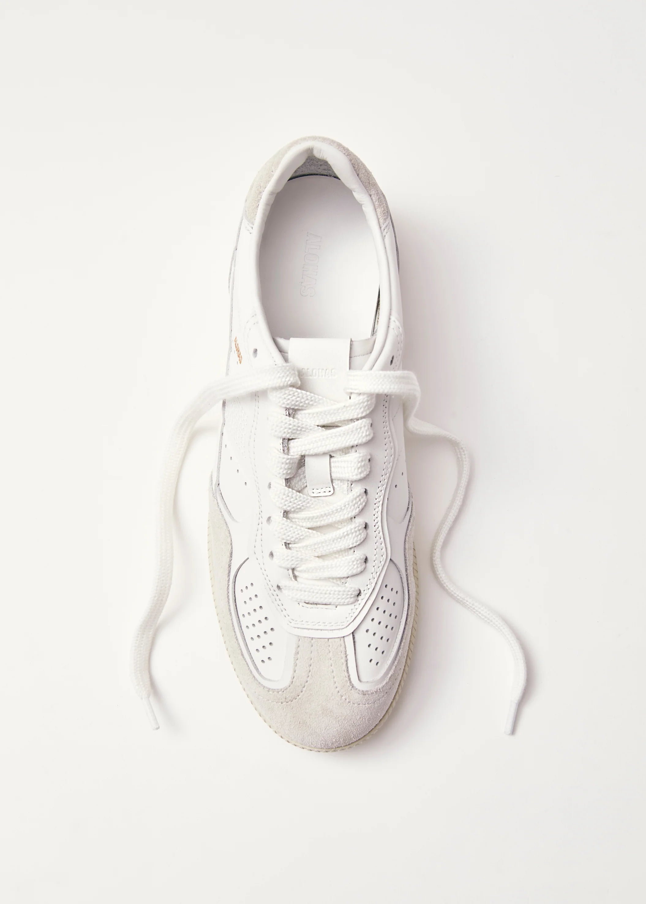 Alohas Grey Leather Sneakers - PREORDER