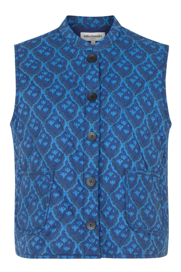 Lollys Laundry Cairo Vest - Blue