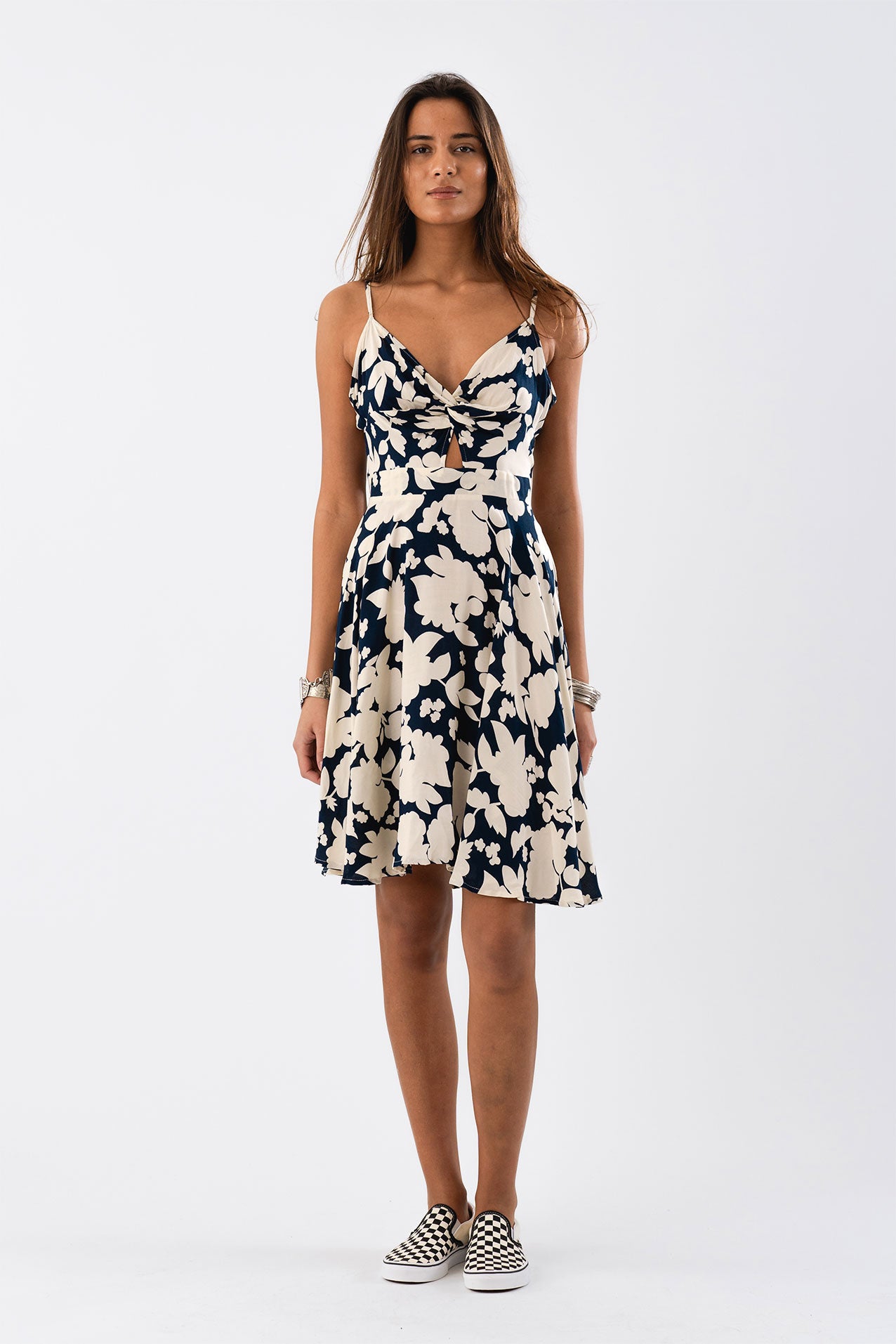 Lollys Laundry Evangeline Short Dress - Flower Print