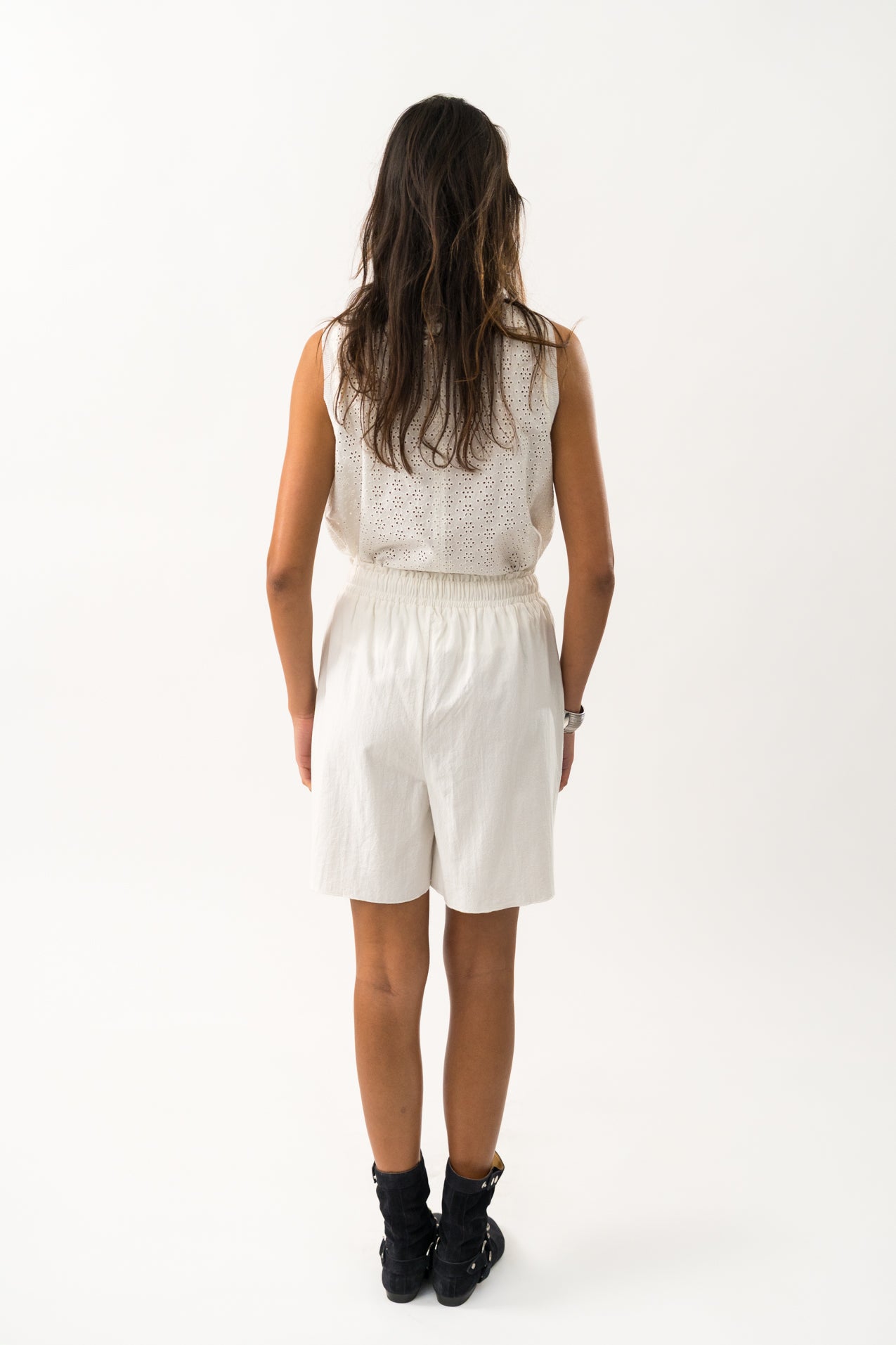 Moll Top - White Broderie