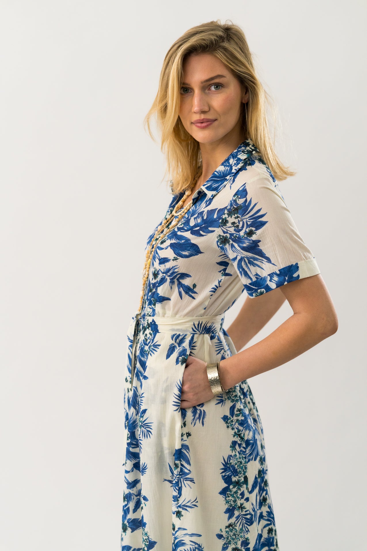 Blake Maxi Dress - Blue