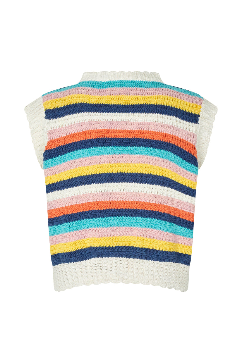 Chicago Vest - Multi-Stripe