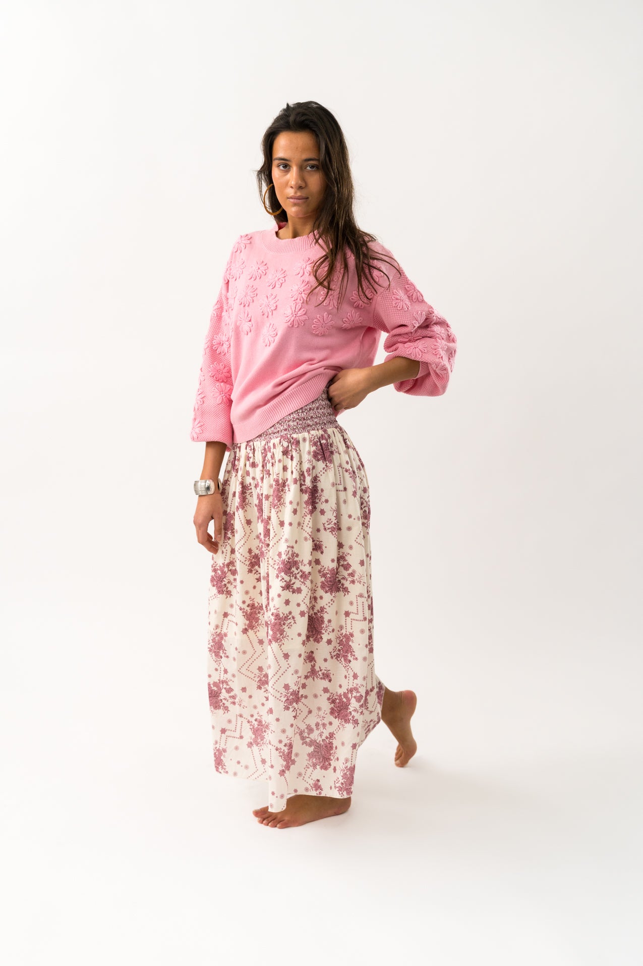 Musa Knit Jumper - Neon Pink