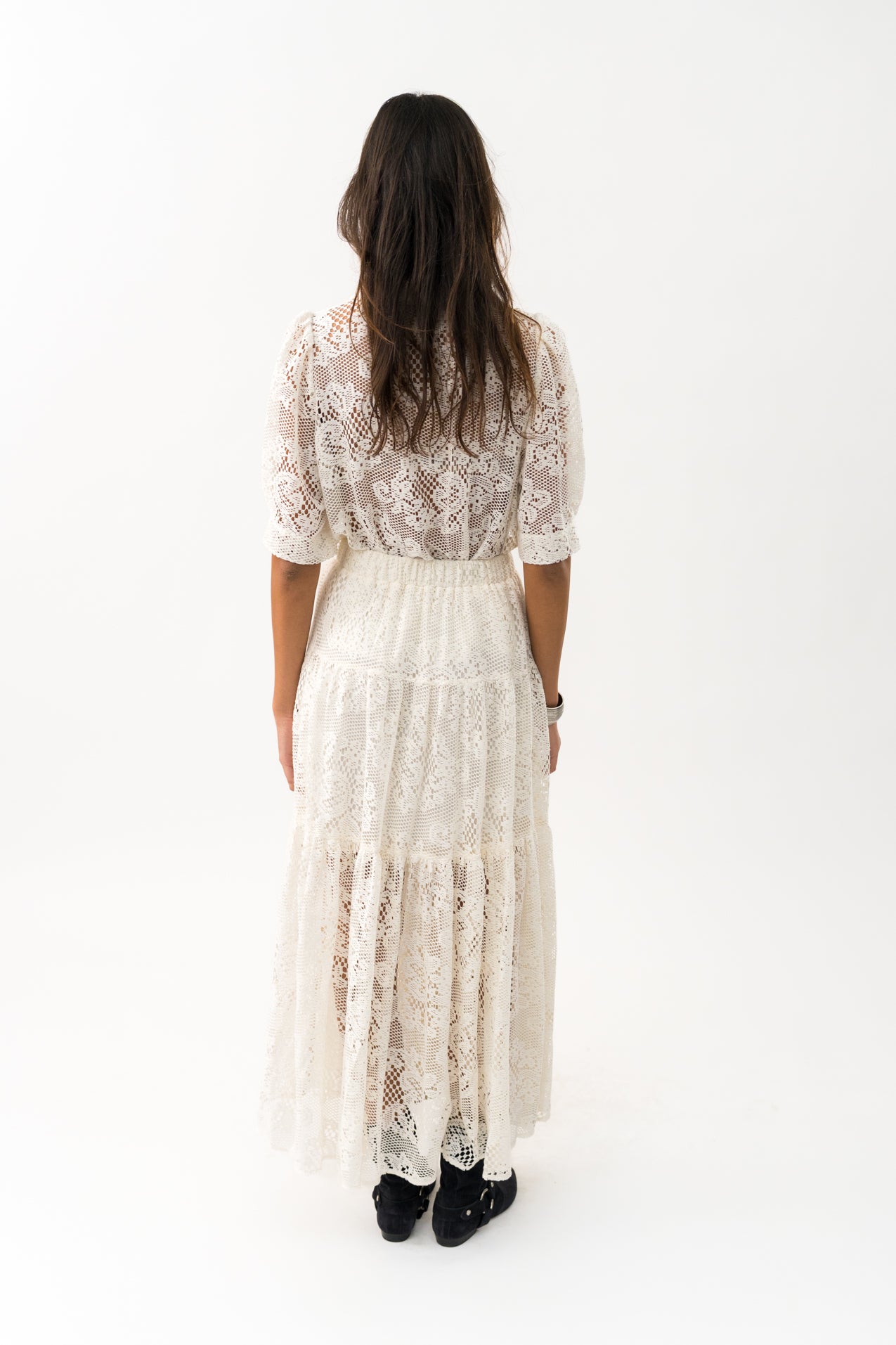 Sunset Maxi Skirt - Creme