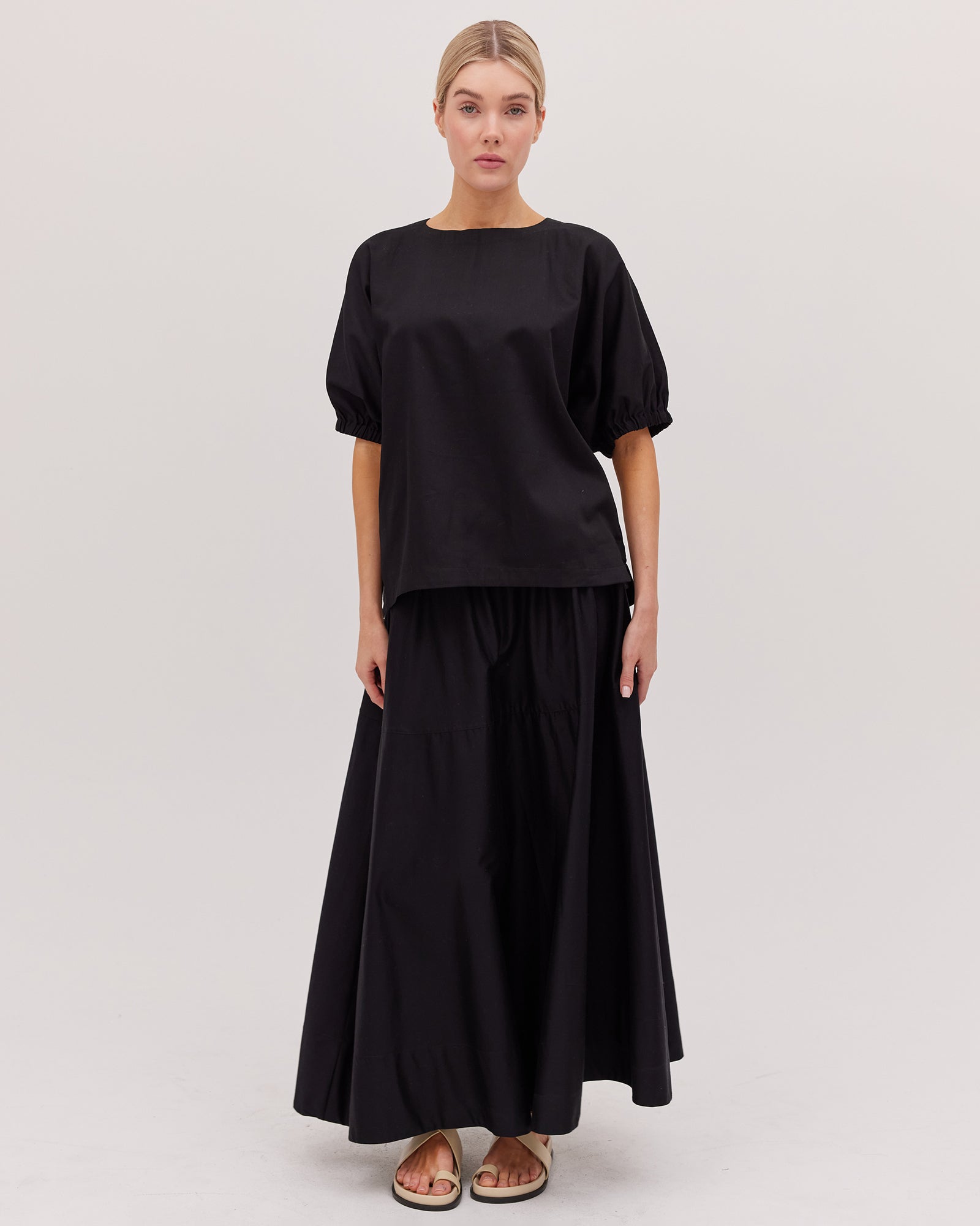 Cloth & Co The Maxi Skirt - Black