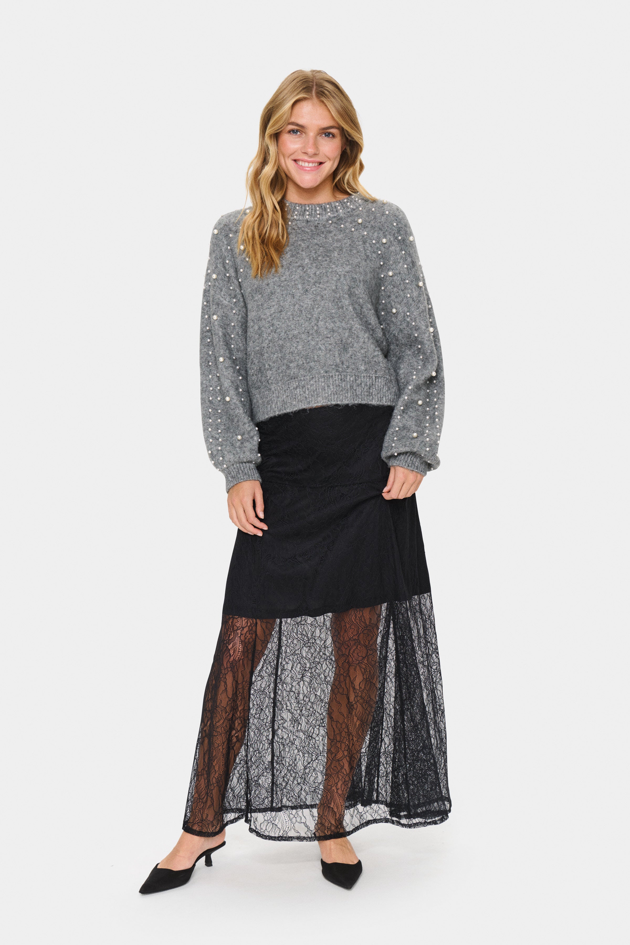 Madeline Pullover - Gunmetal