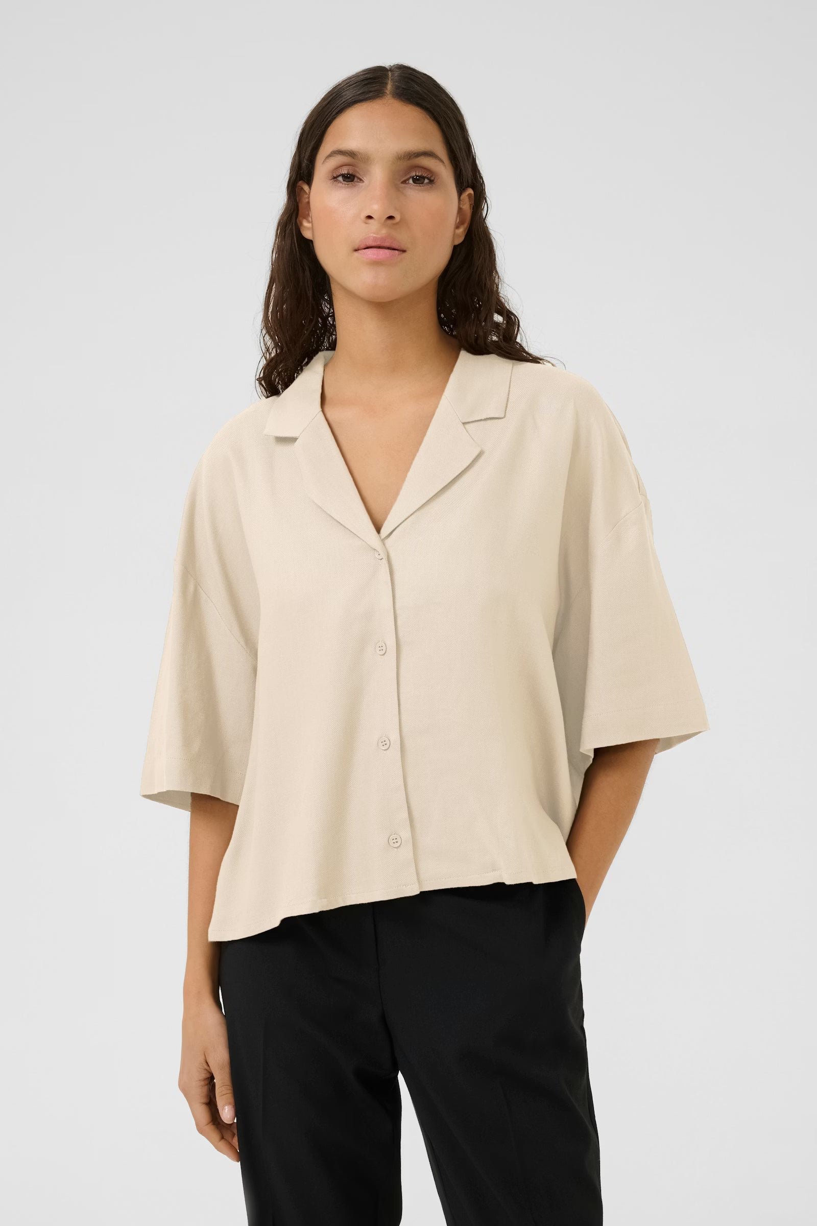 Vala Shirt - Natural Melange