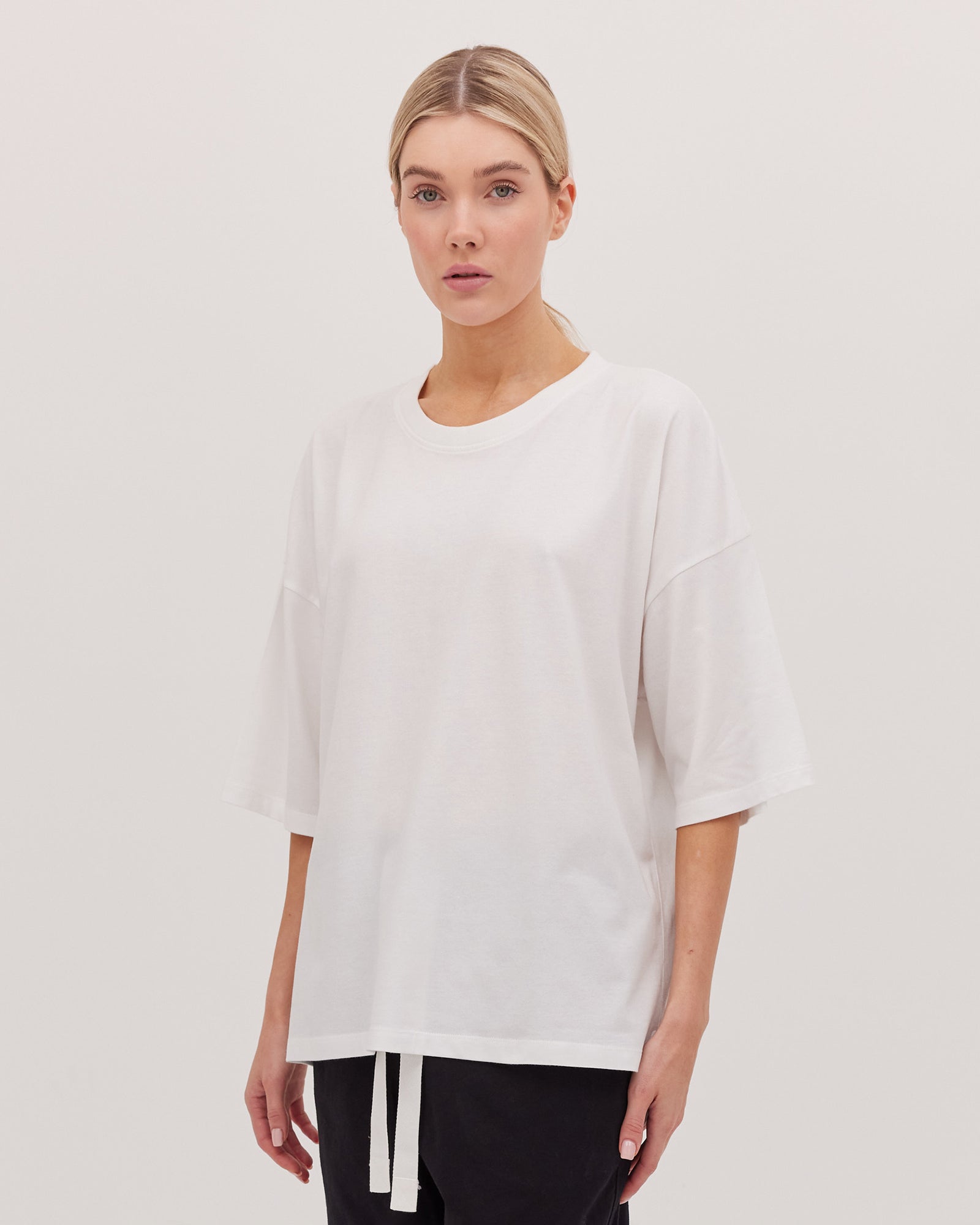 Cloth & Co The Oversized White Tee