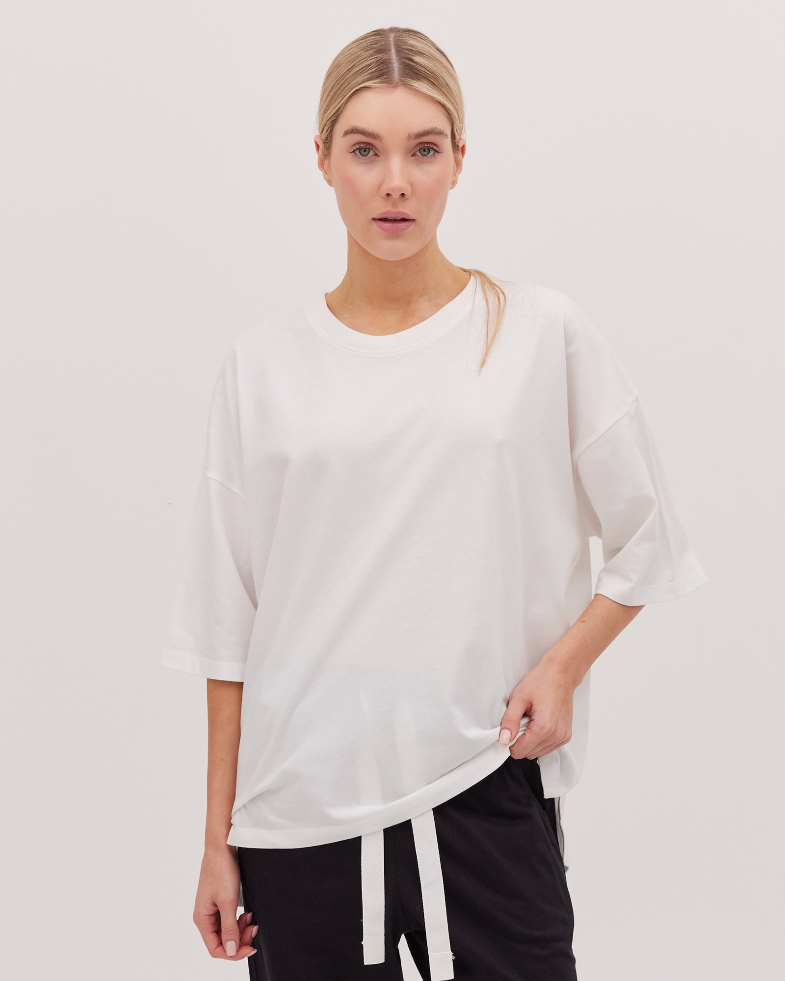 Cloth & Co The Oversized White Tee