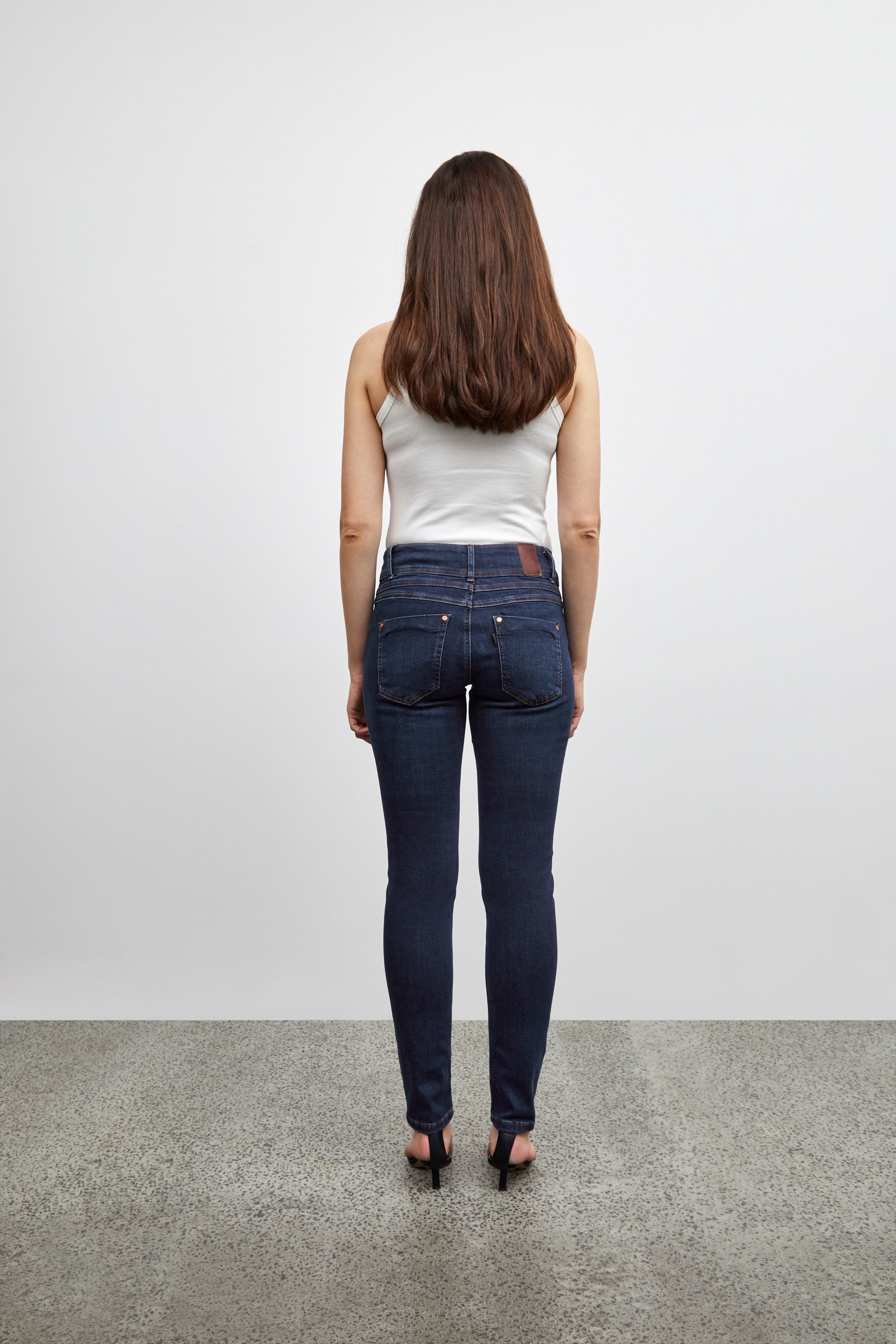 Pulz Suzy Jeans Curve Skinny Leg - Dark Blue