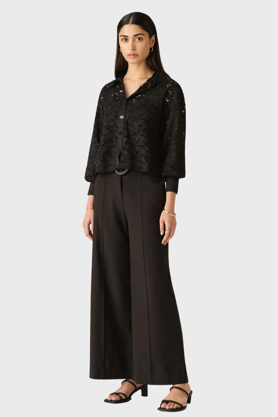 Mos the Label Lis Wide Leg Pants - Black