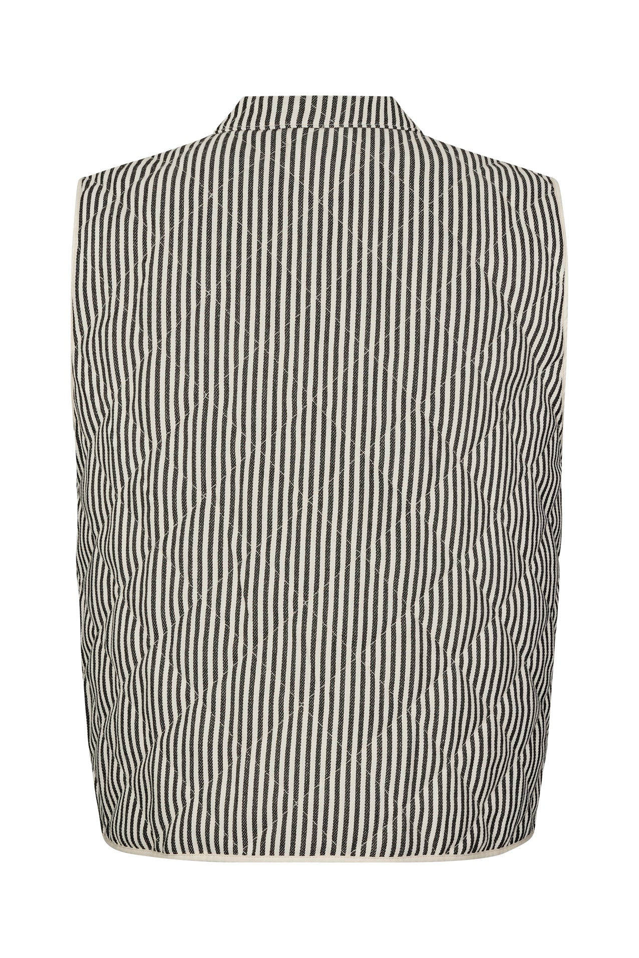 Cairo Vest - Stripe. Black