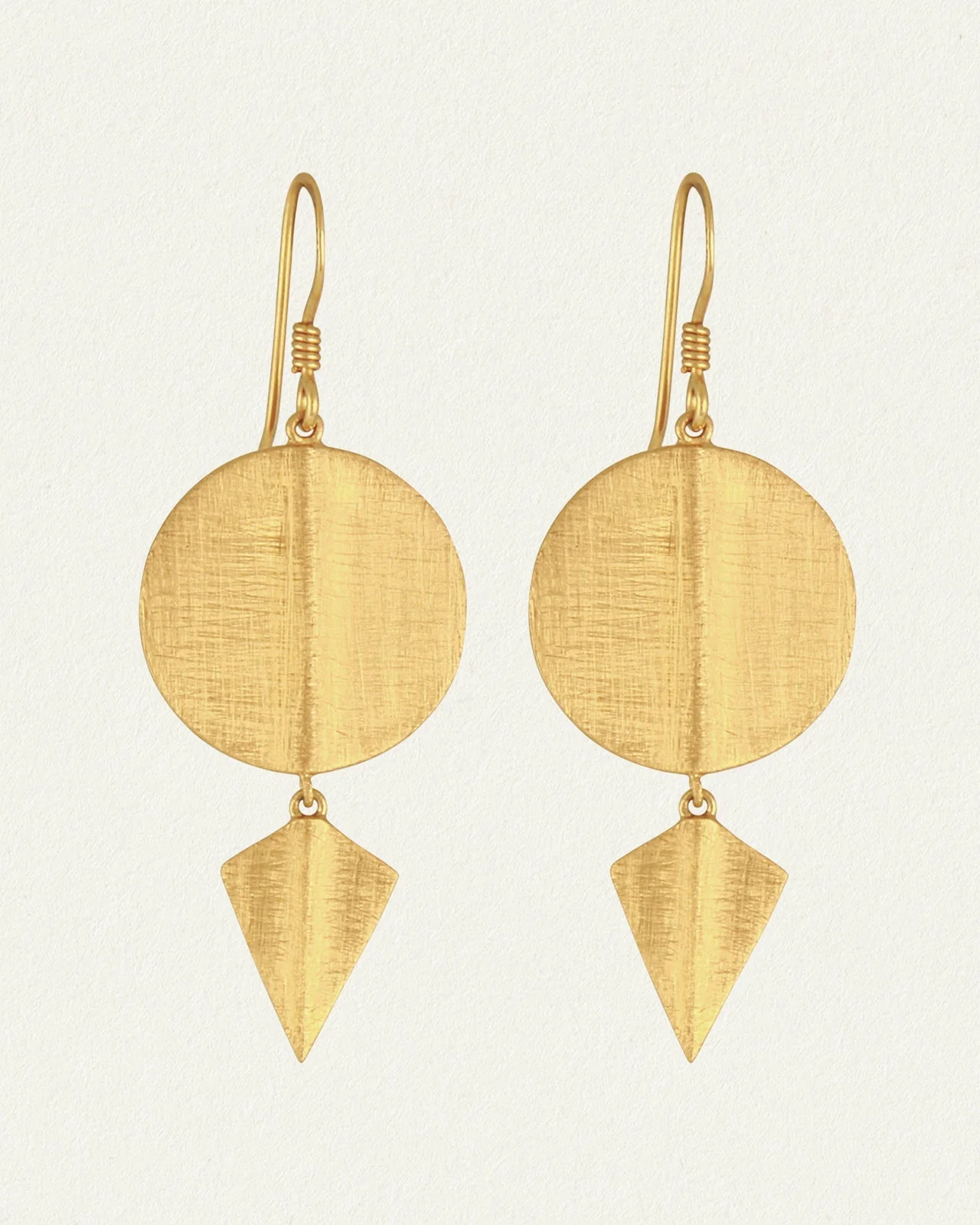 Temple of the Sun Aegean Disc Earrings