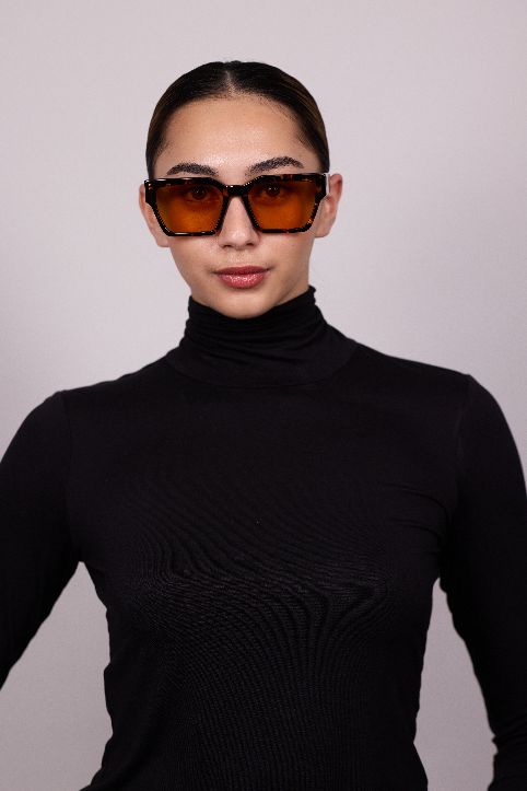 Carnage Brown Tortoiseshell - Orange Lens