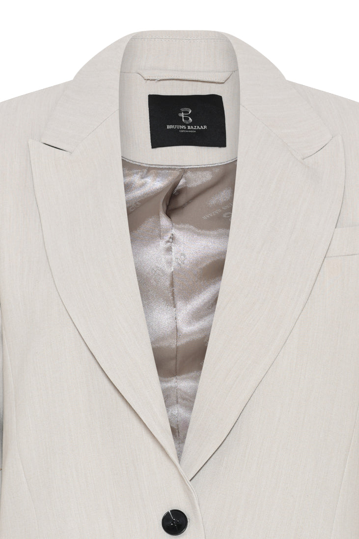 Bruuns Bazaar Frida Blazer - Silver Cloud