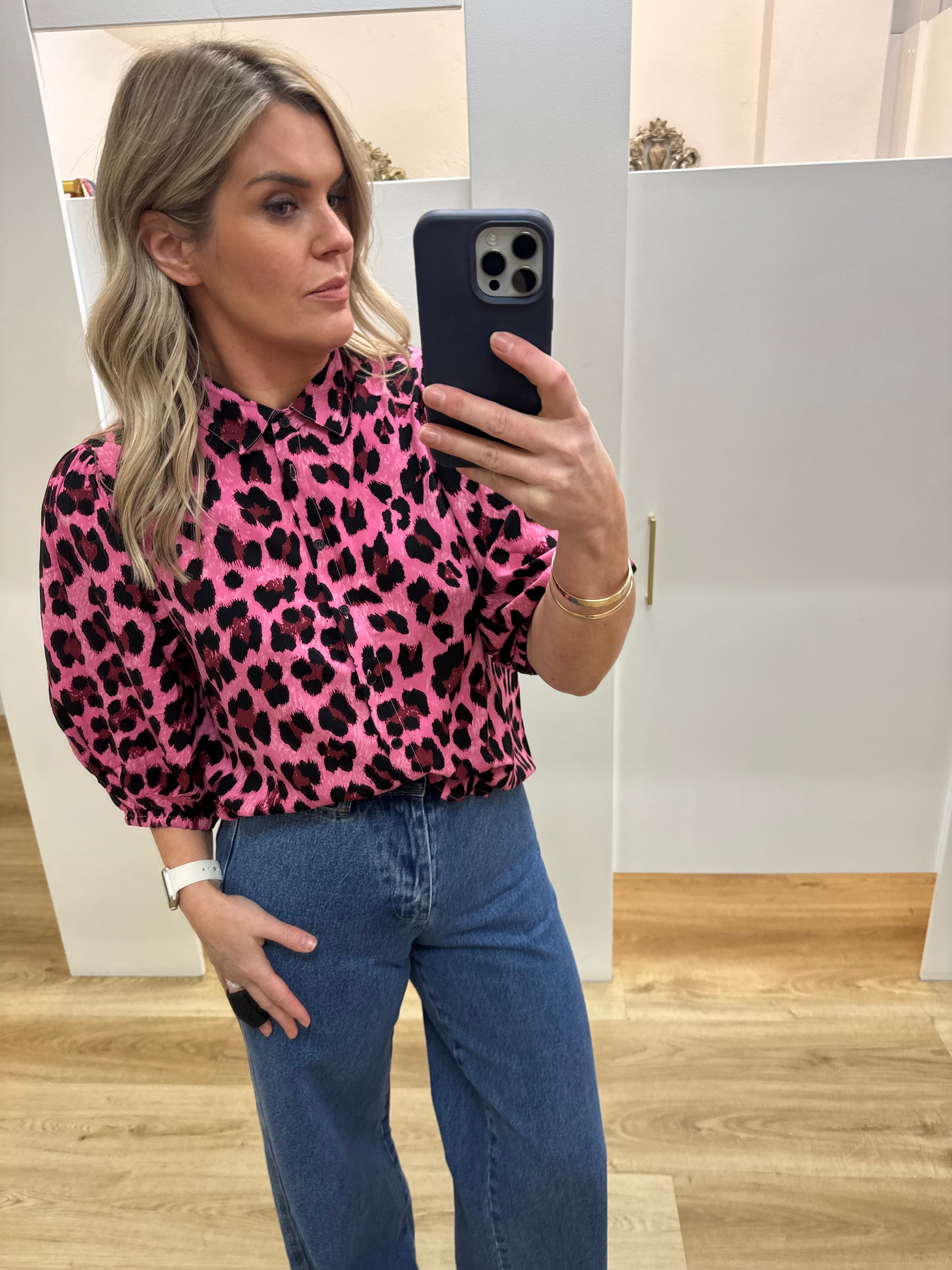 Lollys Laundry Prato Shirt - Neon Pink