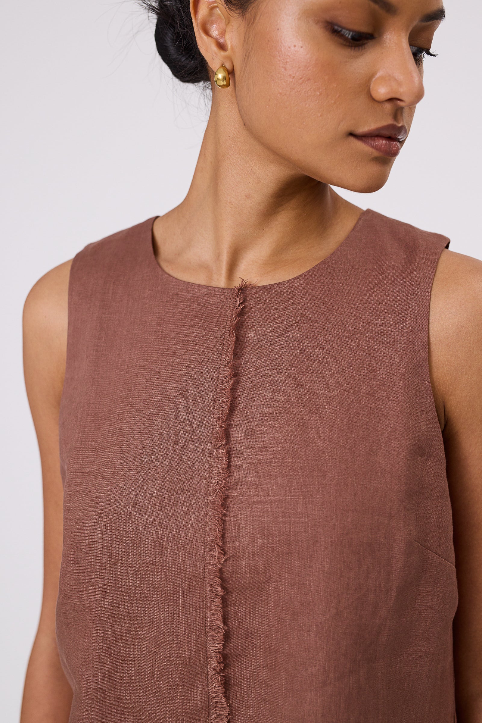 Marlow Barcelona Top - Burnt Umber