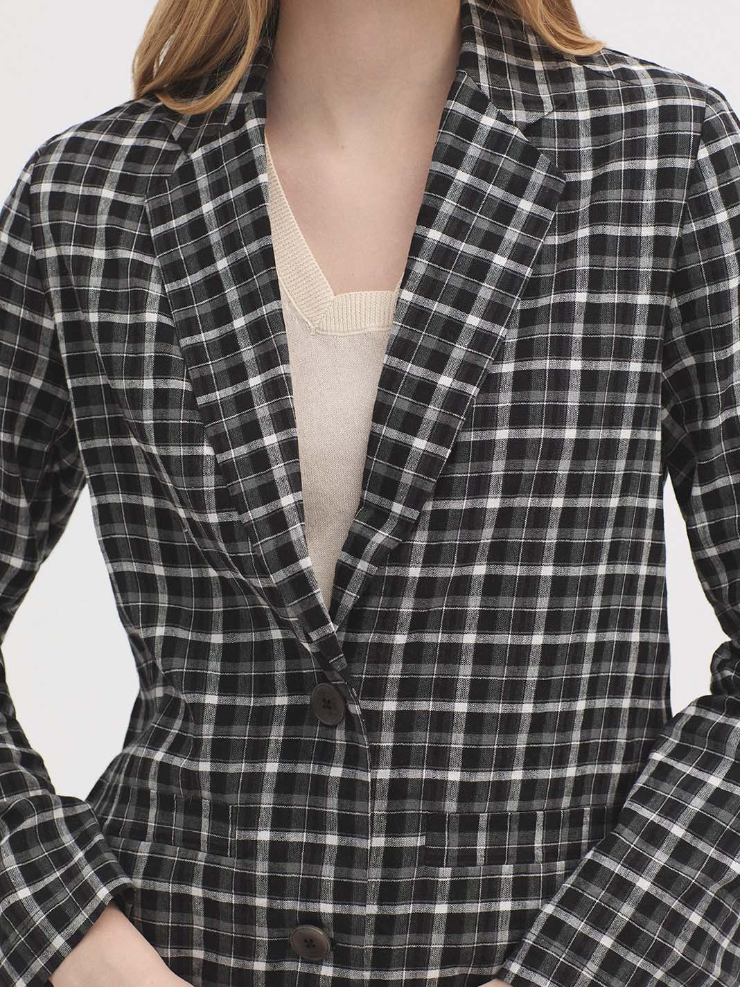 Nice Things Checked Pacific Blazer