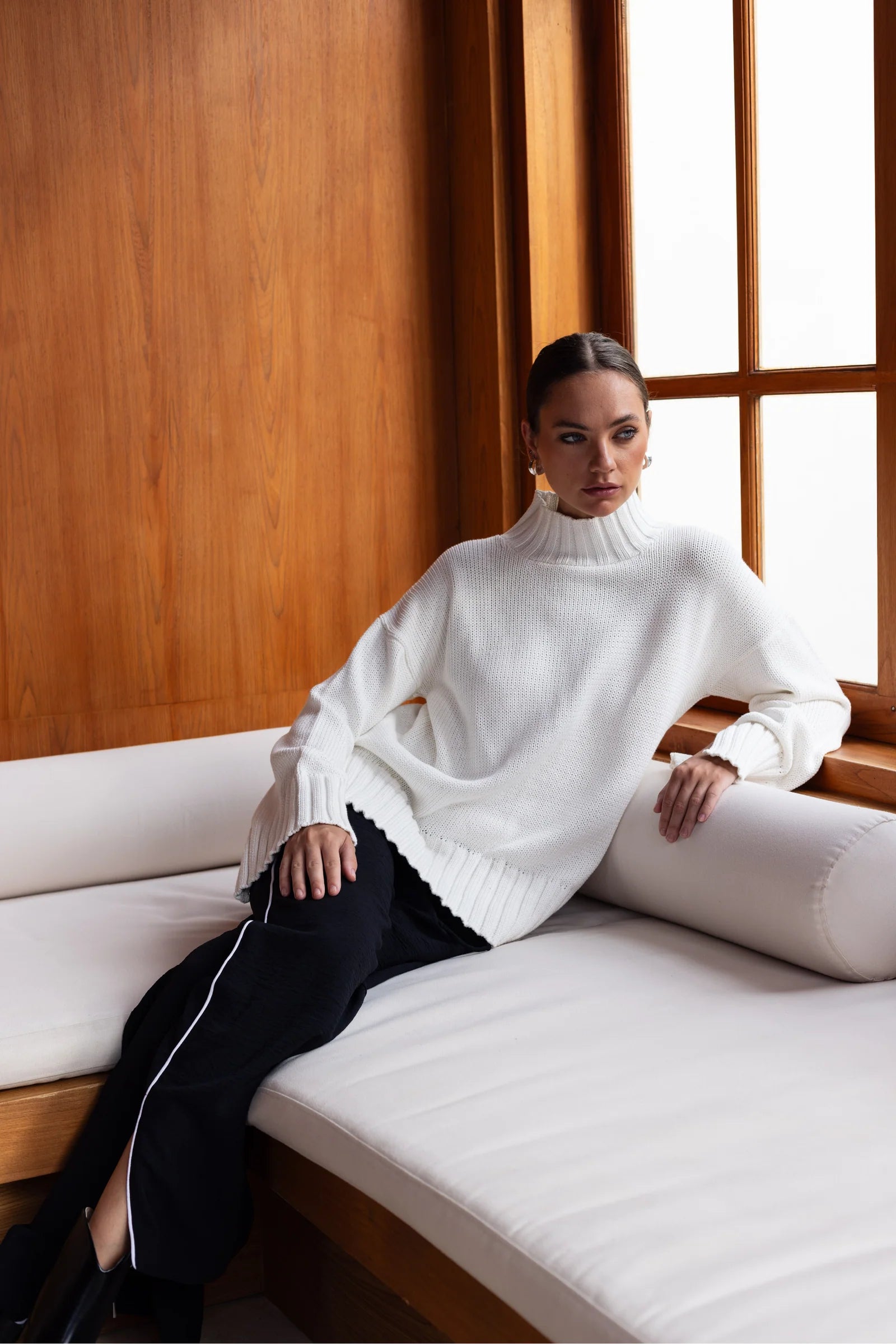 Blak Bring it Back Jumper - White