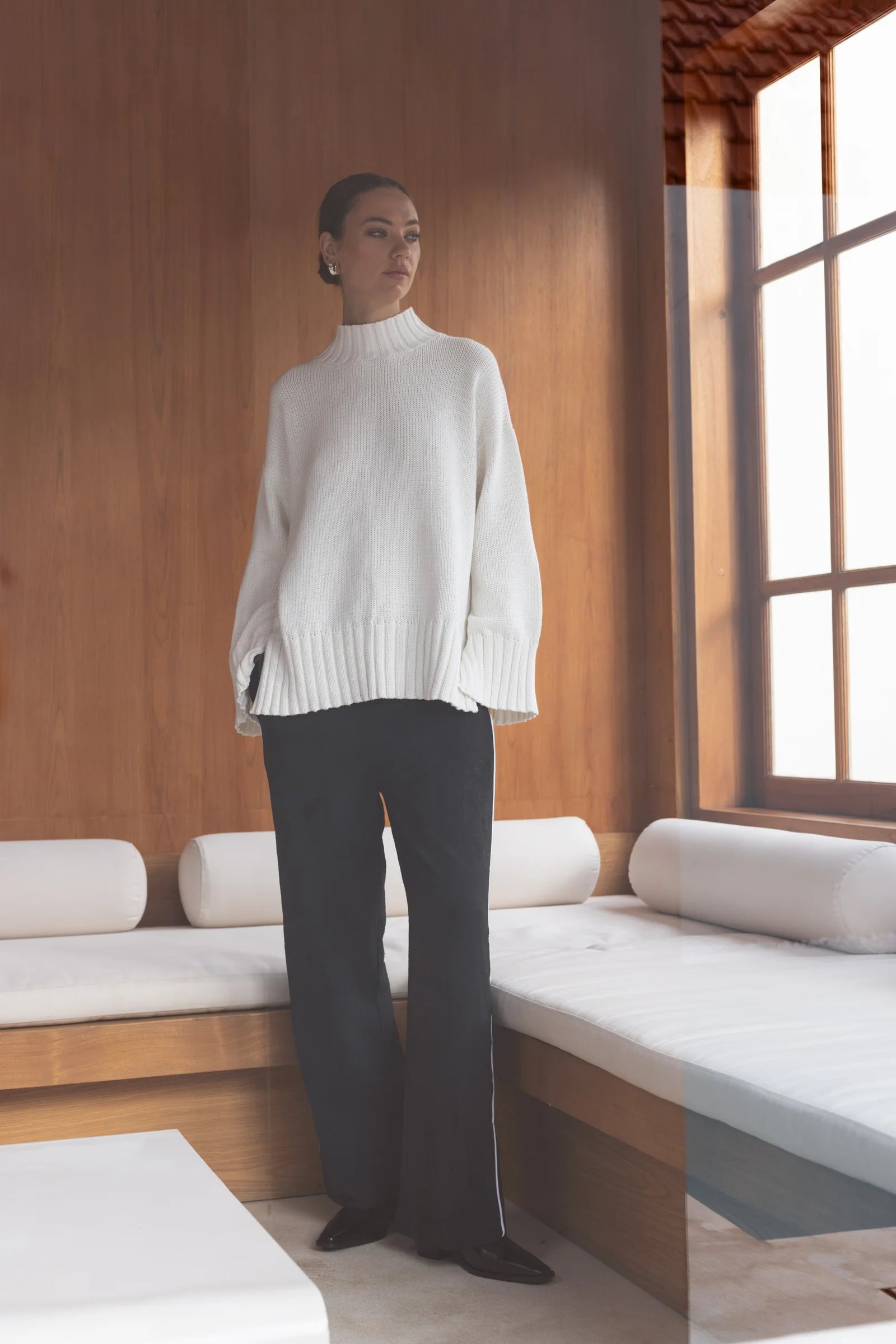 Blak Bring it Back Jumper - White