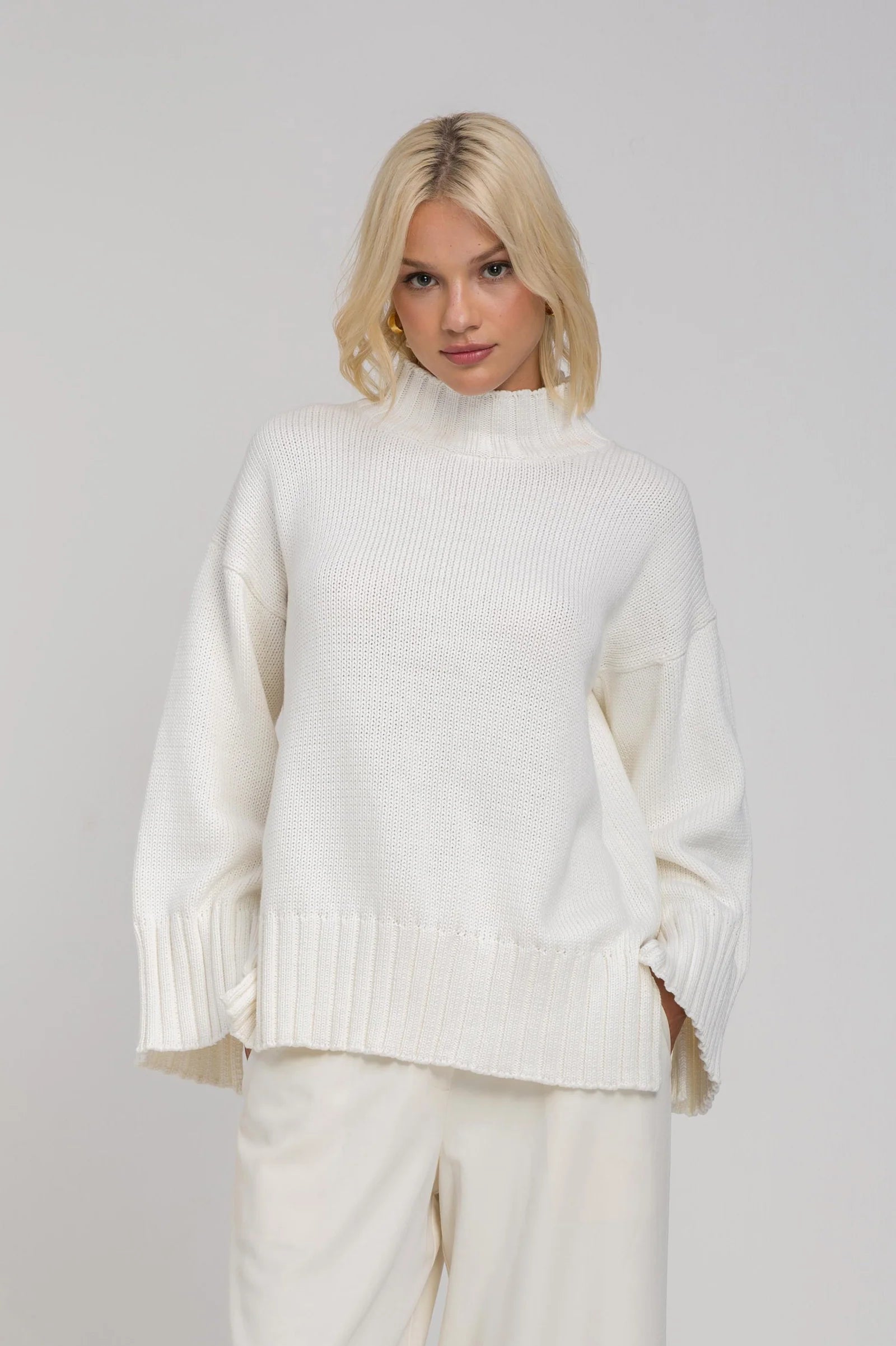 Blak Bring it Back Jumper - White