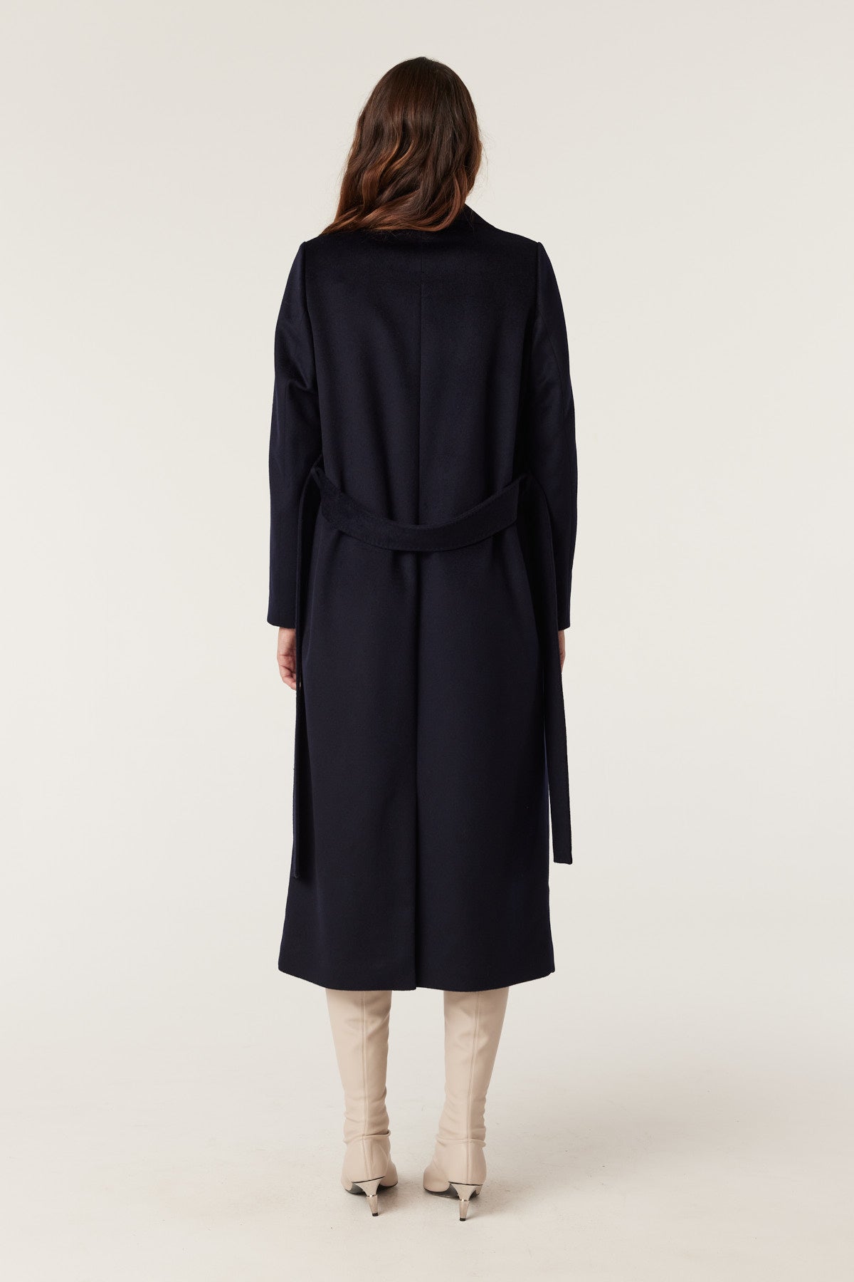 Cable Evans Coat - Navy